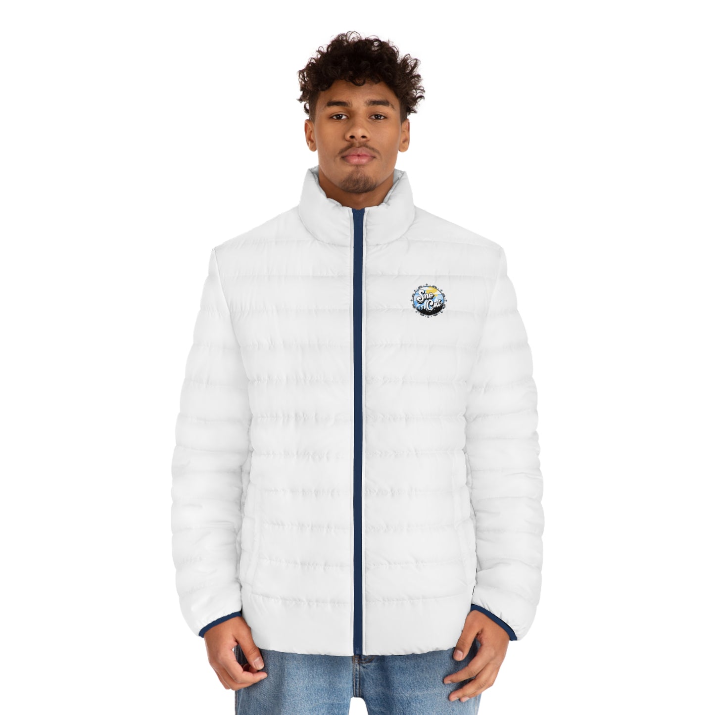 White puffer jacket