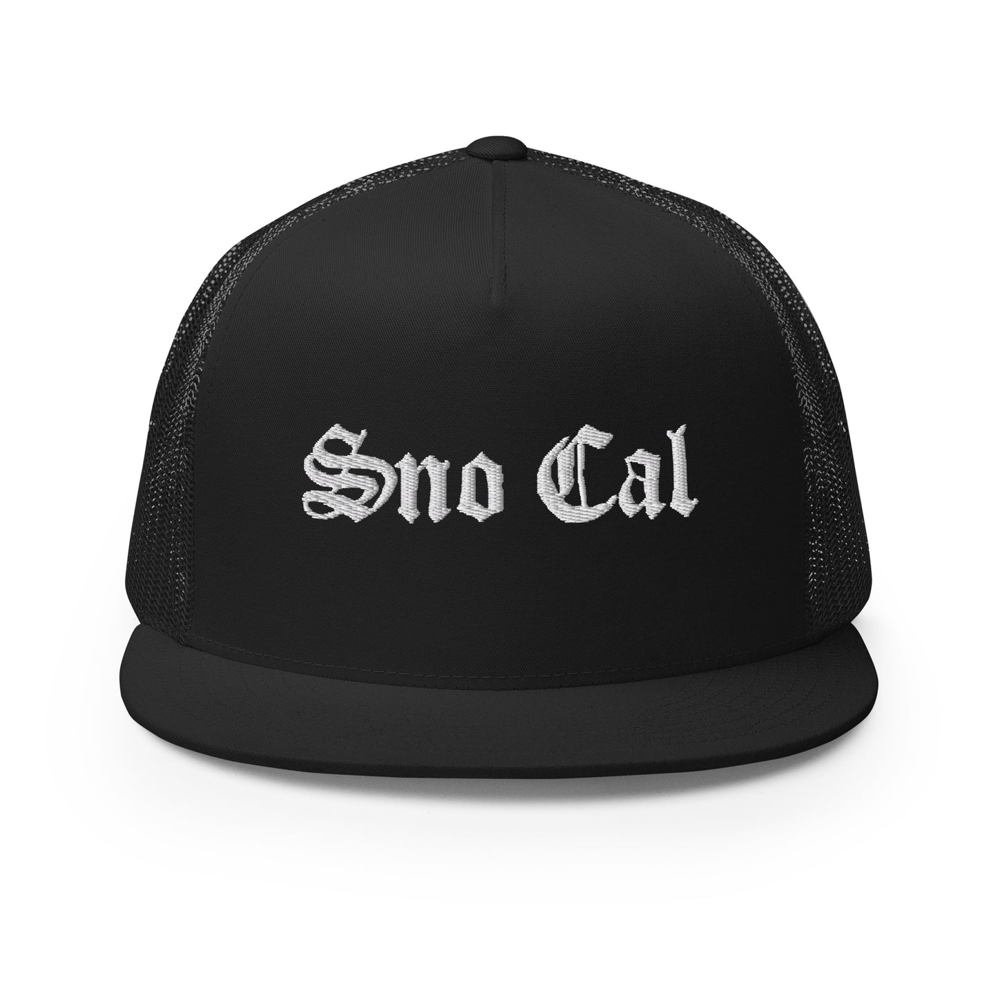 Sno Cal Old English Trucker Cap