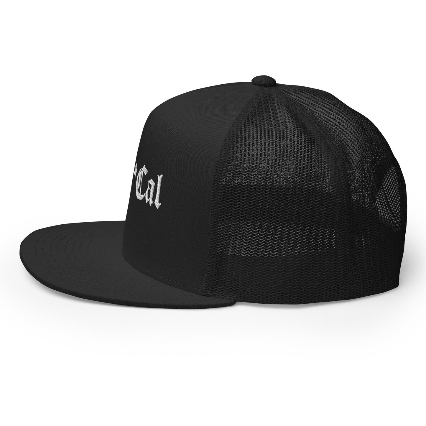 Sno*Cal Trucker Hat with Old English lettering