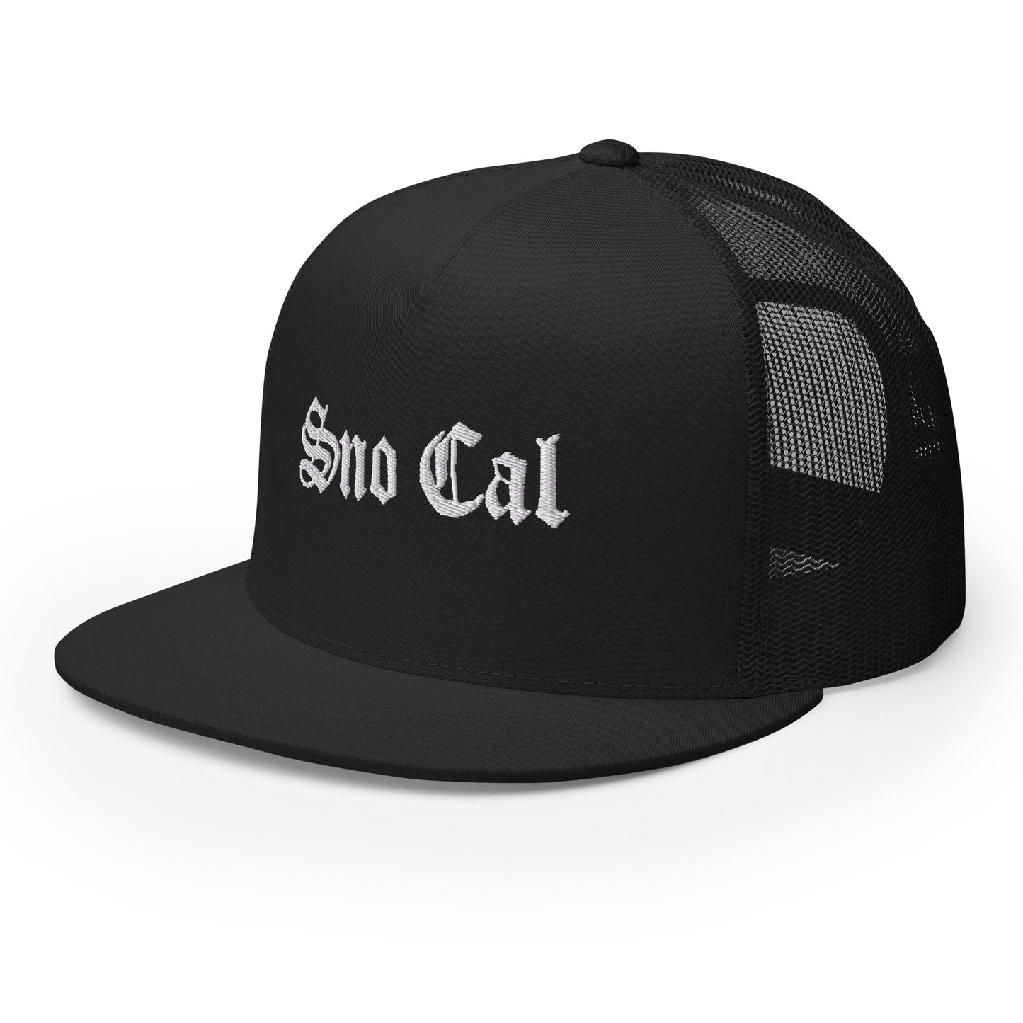 Sno Cal Old English Trucker Cap