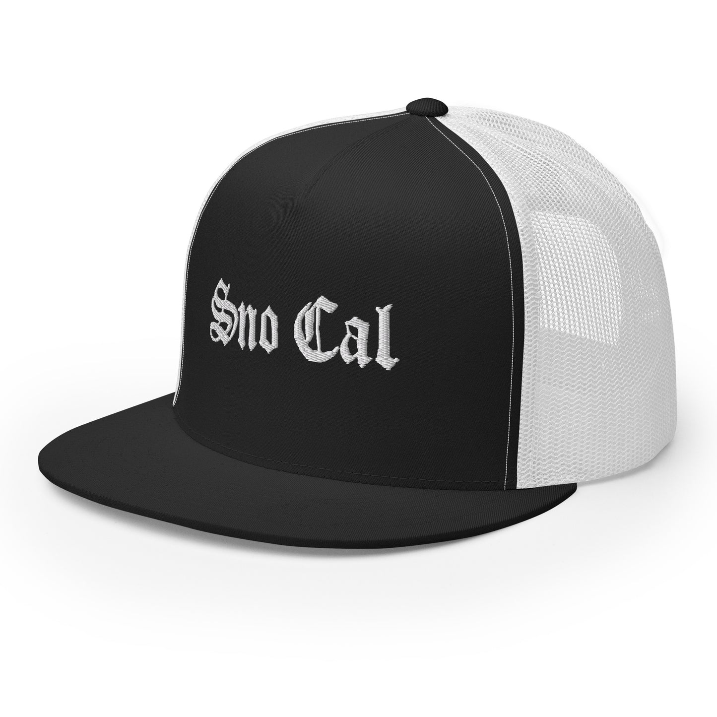 Sno Cal Old English Trucker Cap