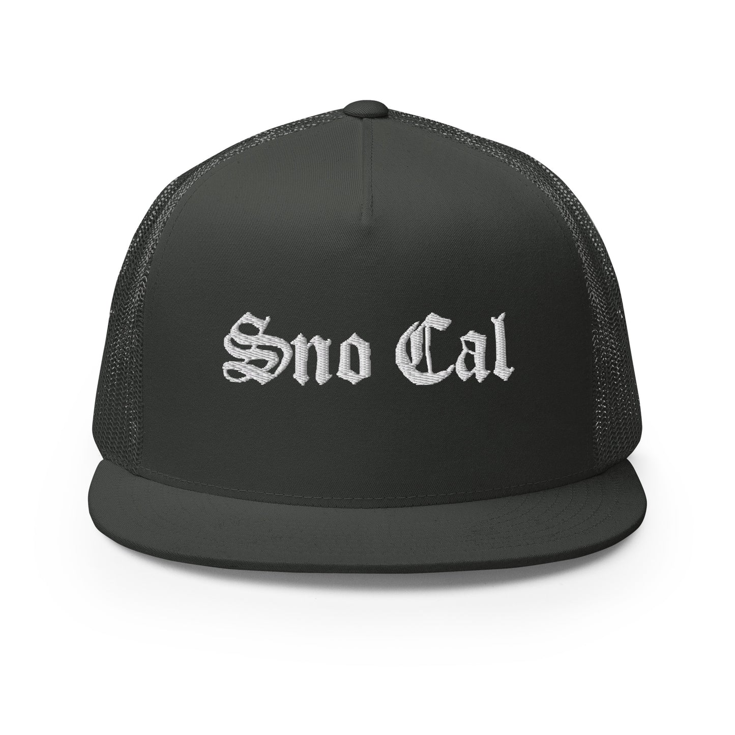 Sno Cal Old English Trucker Cap