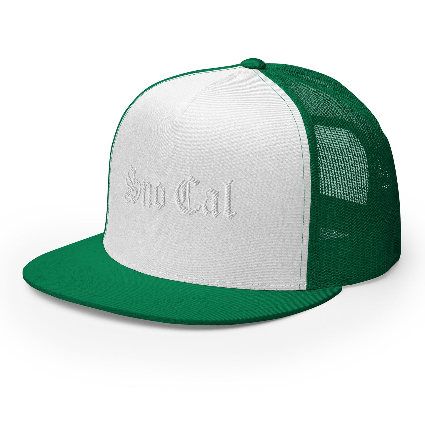 Sno Cal Old English Trucker Cap