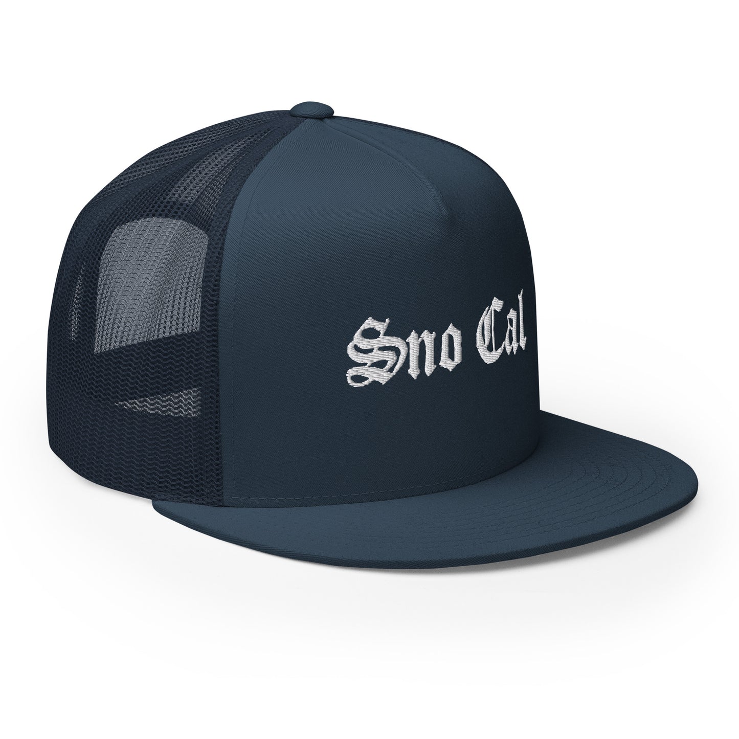 Sno Cal Old English Trucker Cap