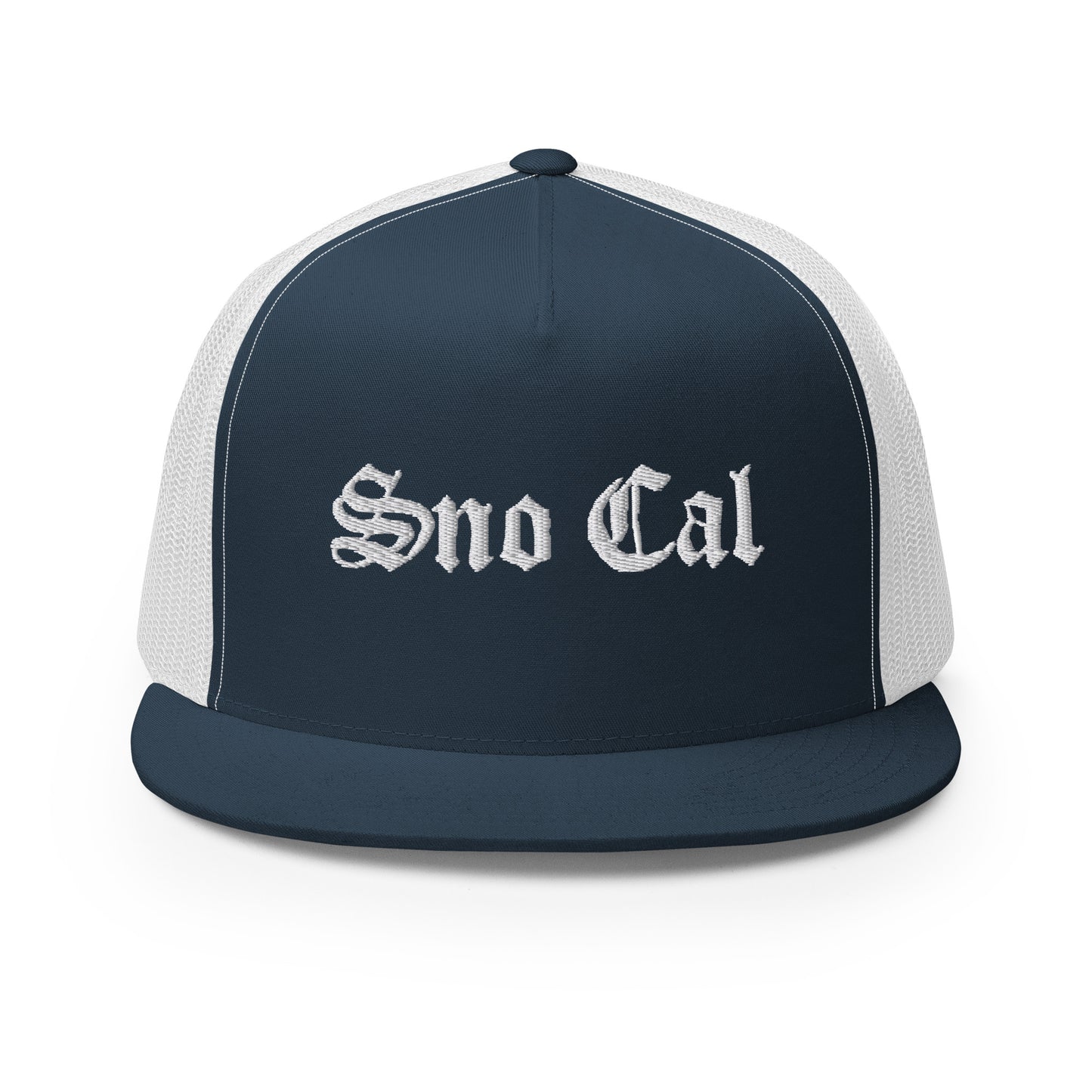 Sno Cal Old English Trucker Cap