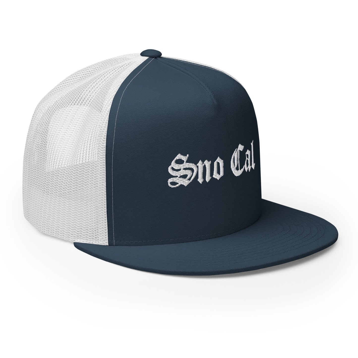 Sno Cal Old English Trucker Cap