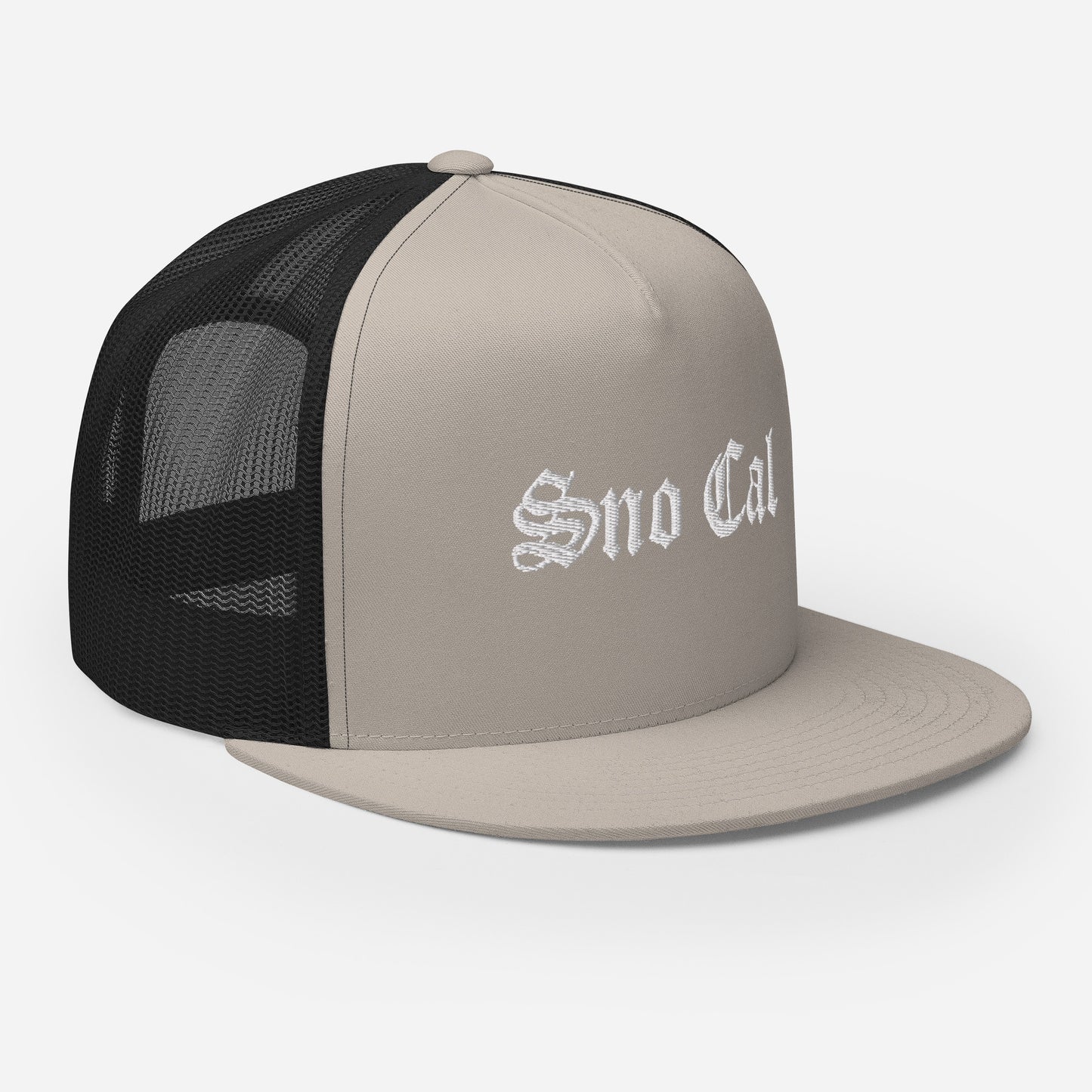 Sno Cal Old English Trucker Cap