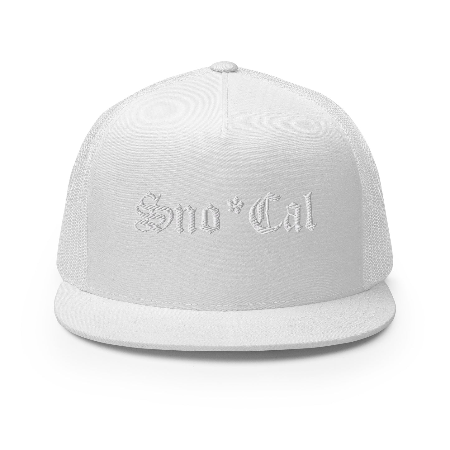 Sno*Cal Trucker Hat with Old English lettering