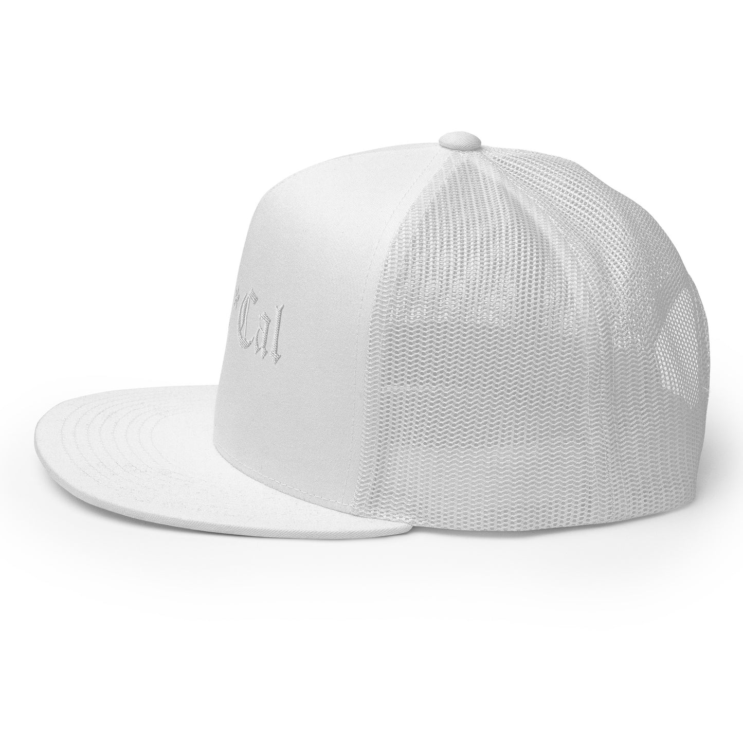 Sno*Cal Trucker Hat with Old English lettering
