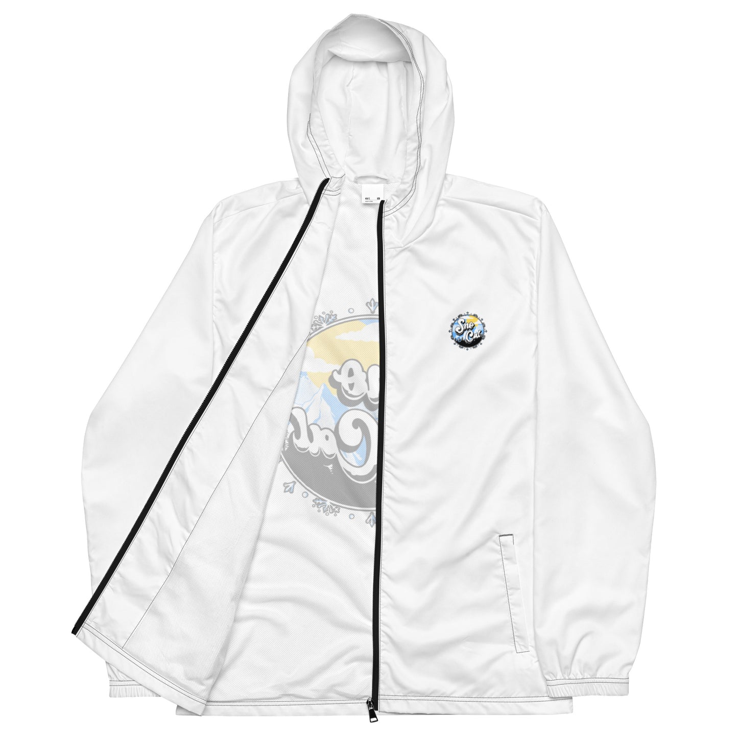 Sno Cal Circle Logo Water Resistant Windbreaker