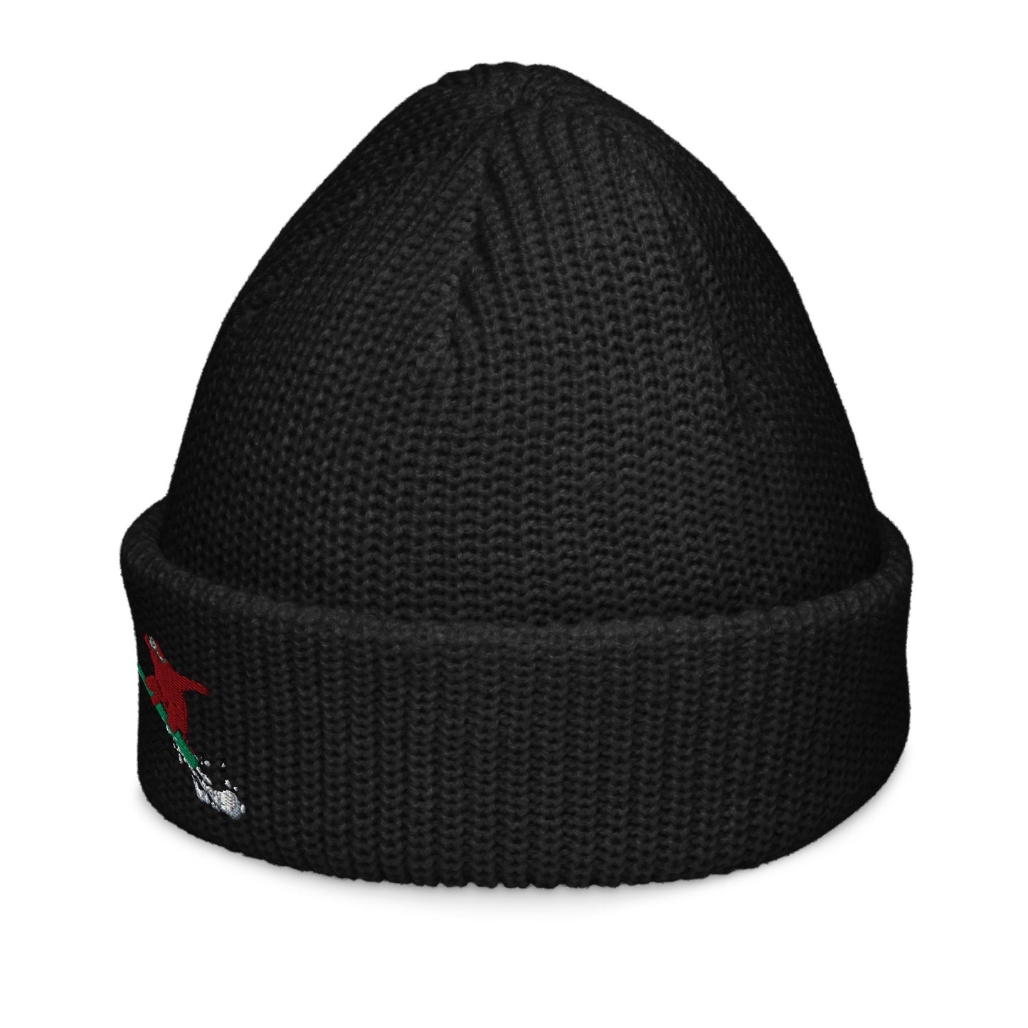 Black CA bear beanie
