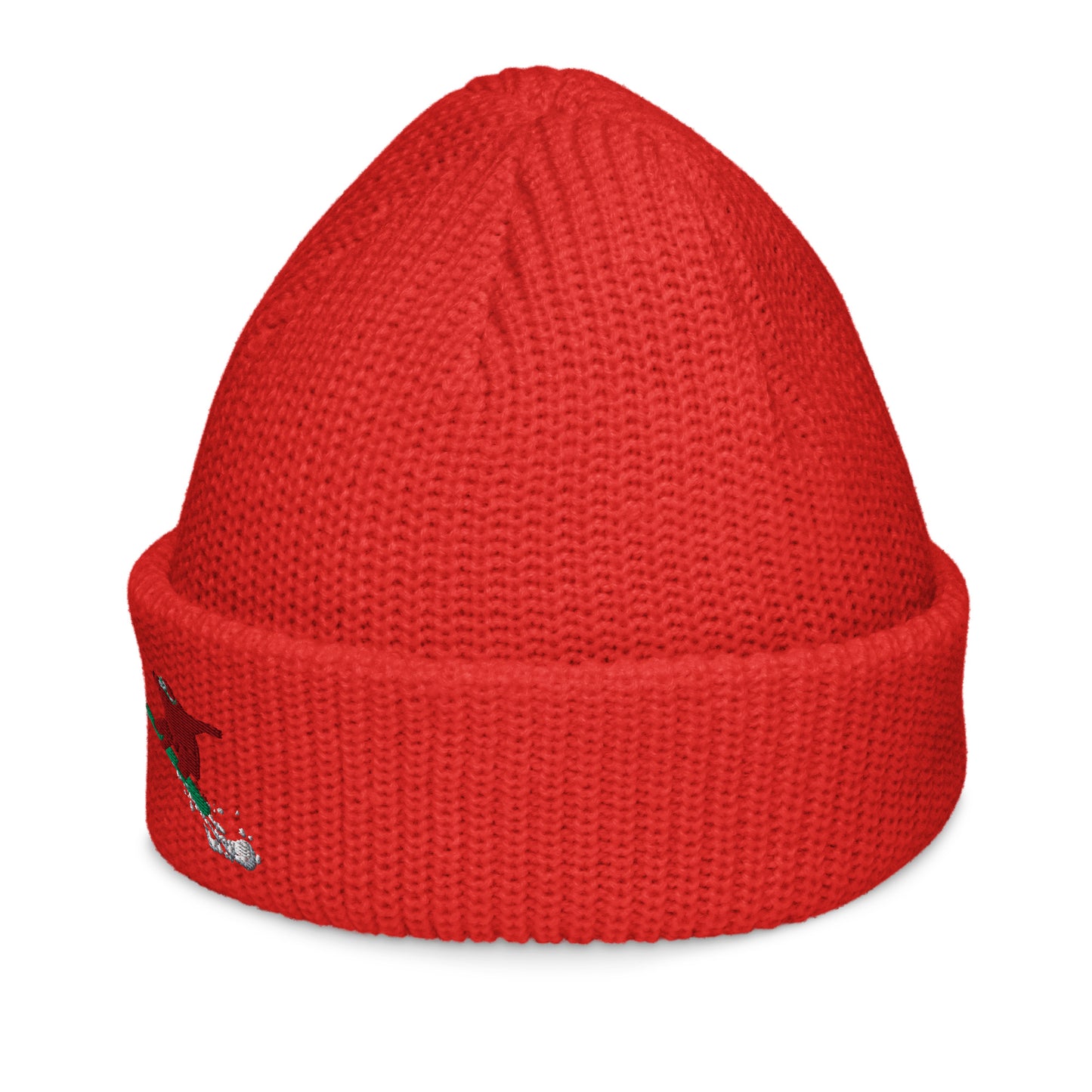 Red California Bear Beanie