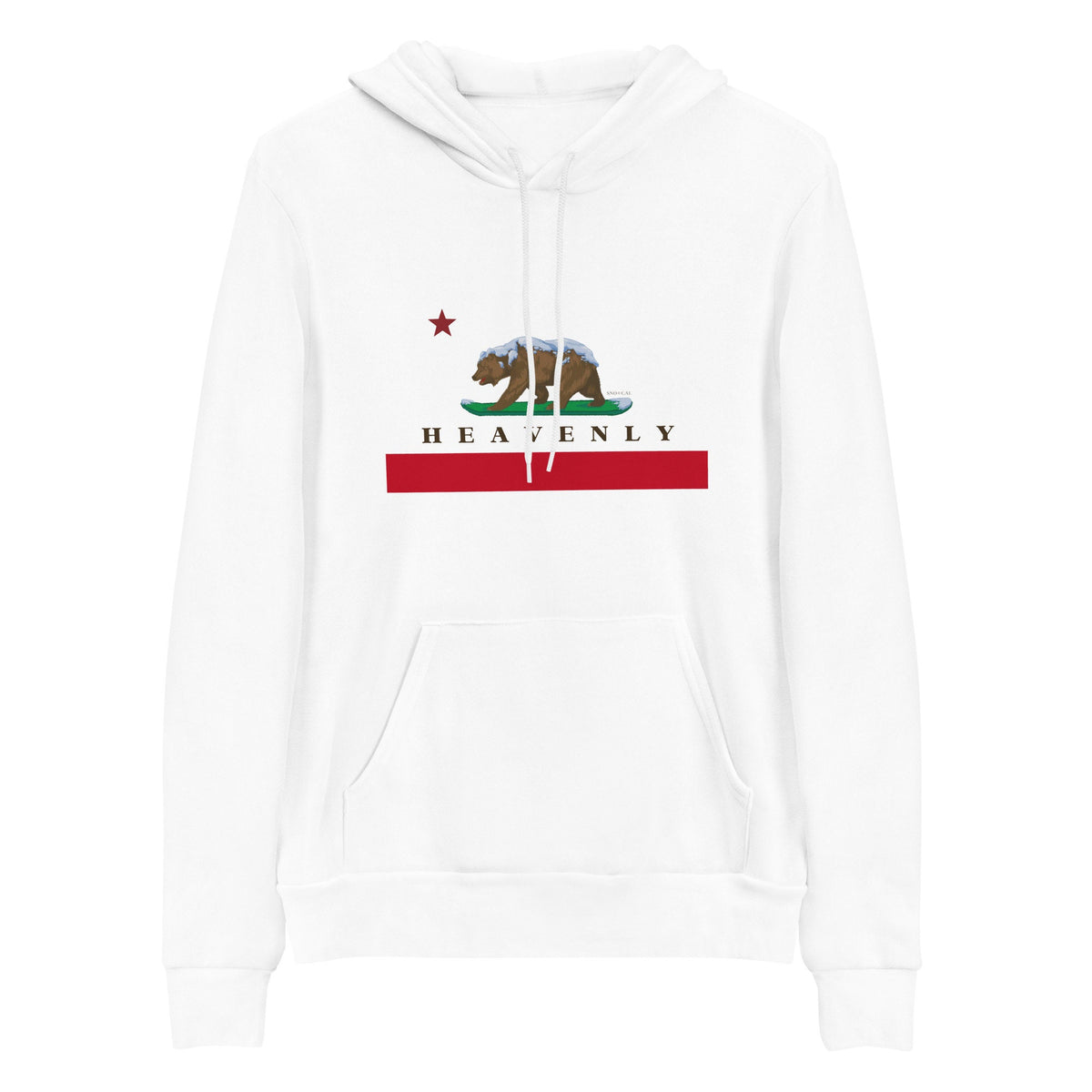 Heavenly CA Grizzly Boarding Hoodie - Kids in White - Sno Cal
