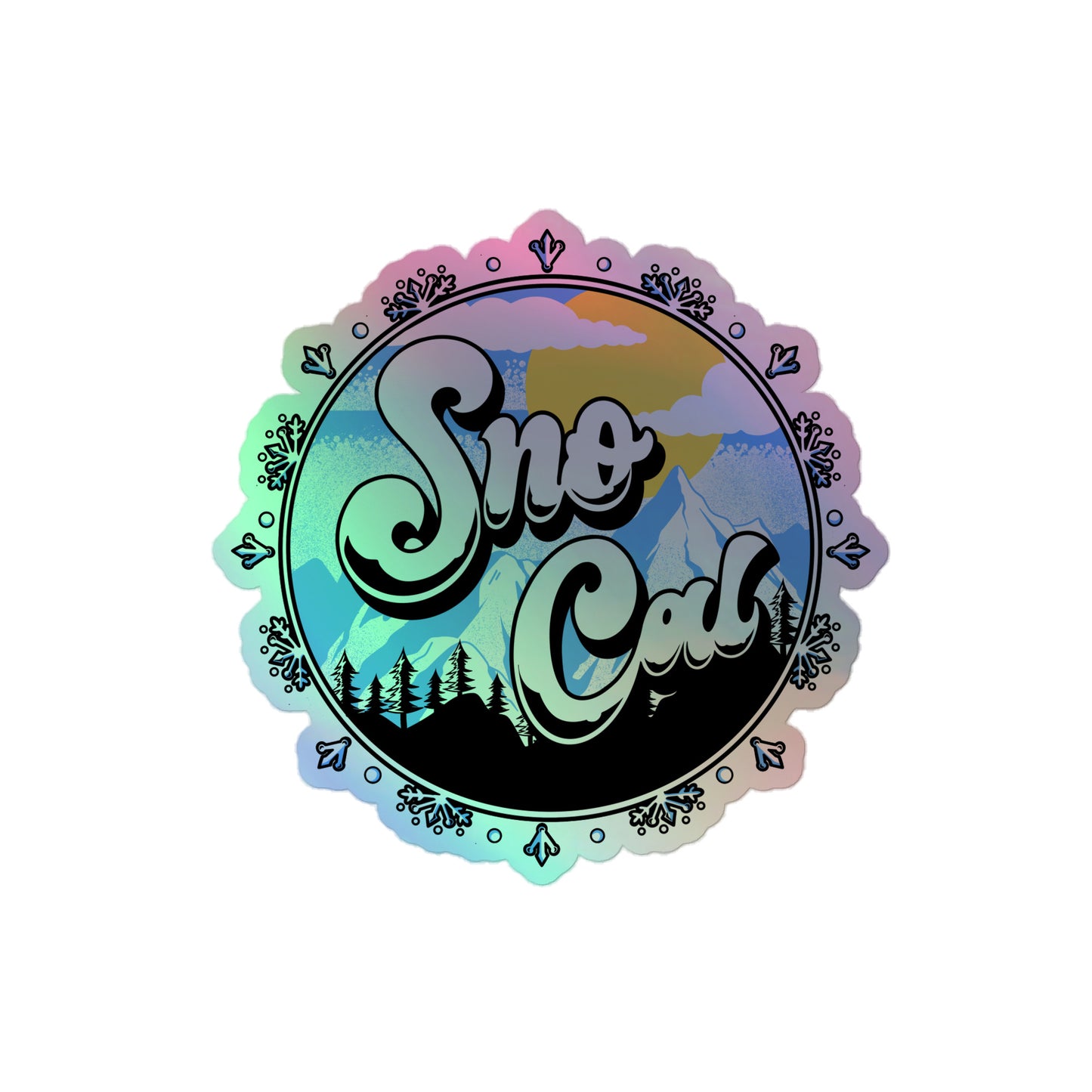 Sno Cal Holographic Sticker