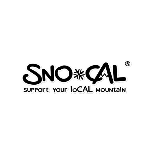 Support Your LoCAL Mountain Sno*Cal sticker