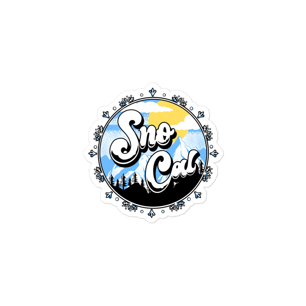 Sno Cal Circle Sticker