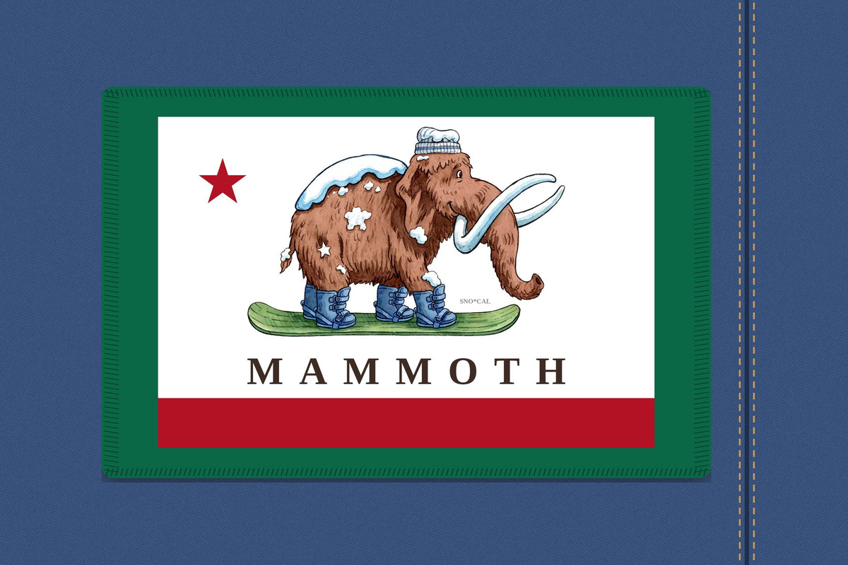 Mammoth CA Flag Patch