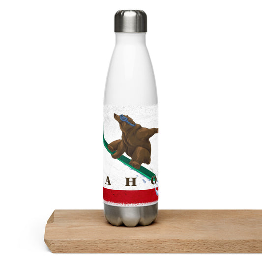 Lake Tahoe water bottle CA flag