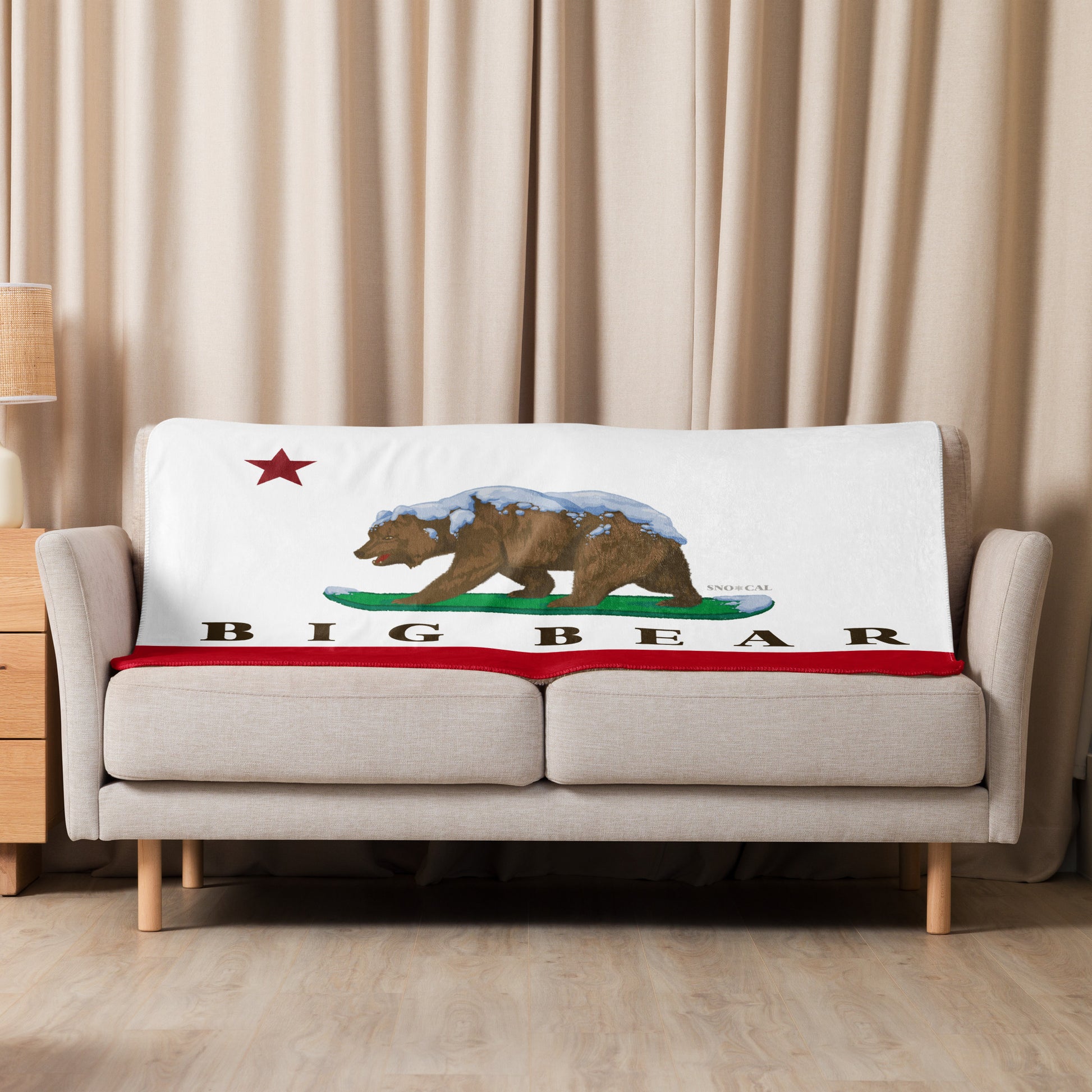 big bear couch blanket