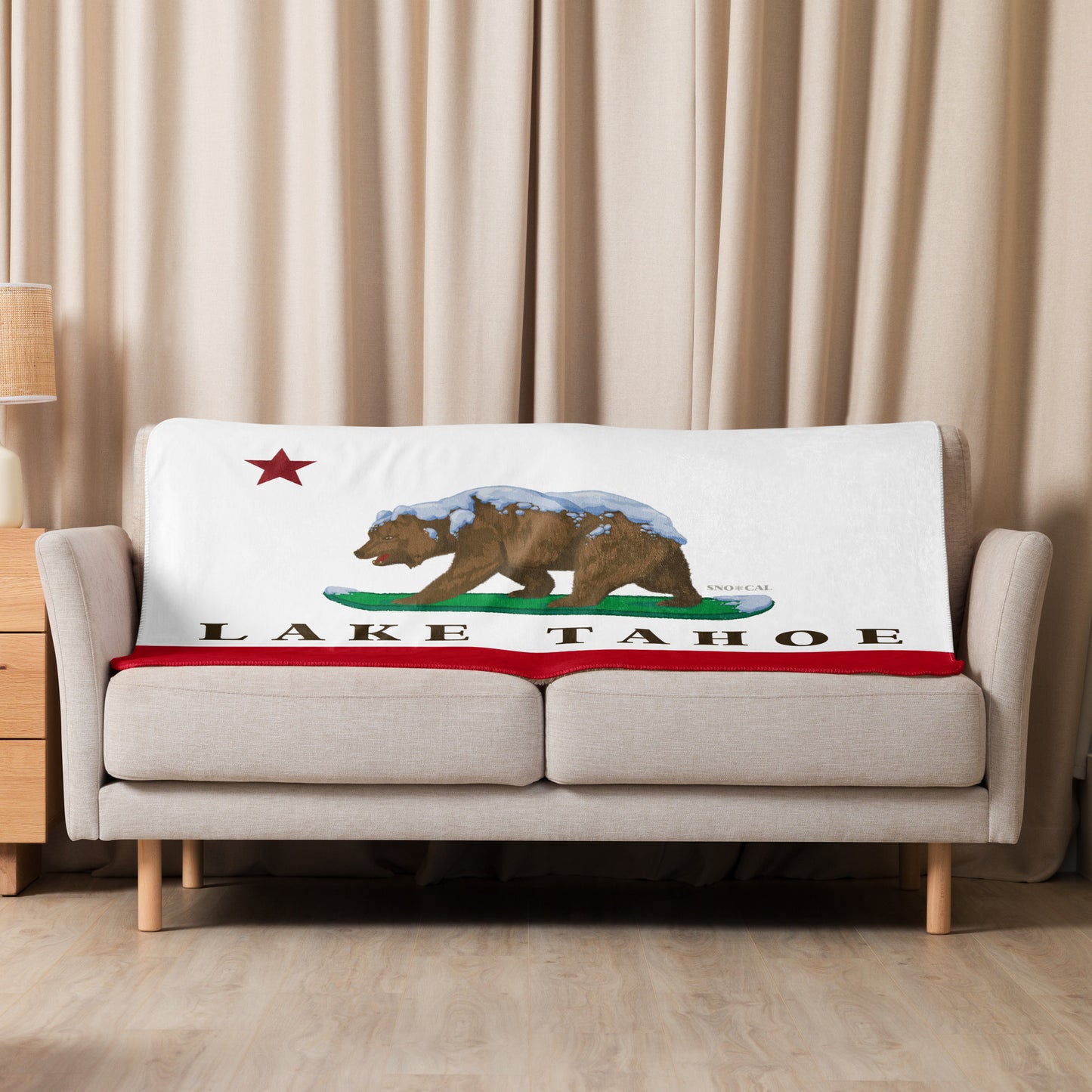 lake tahoe sherpa blanket couch