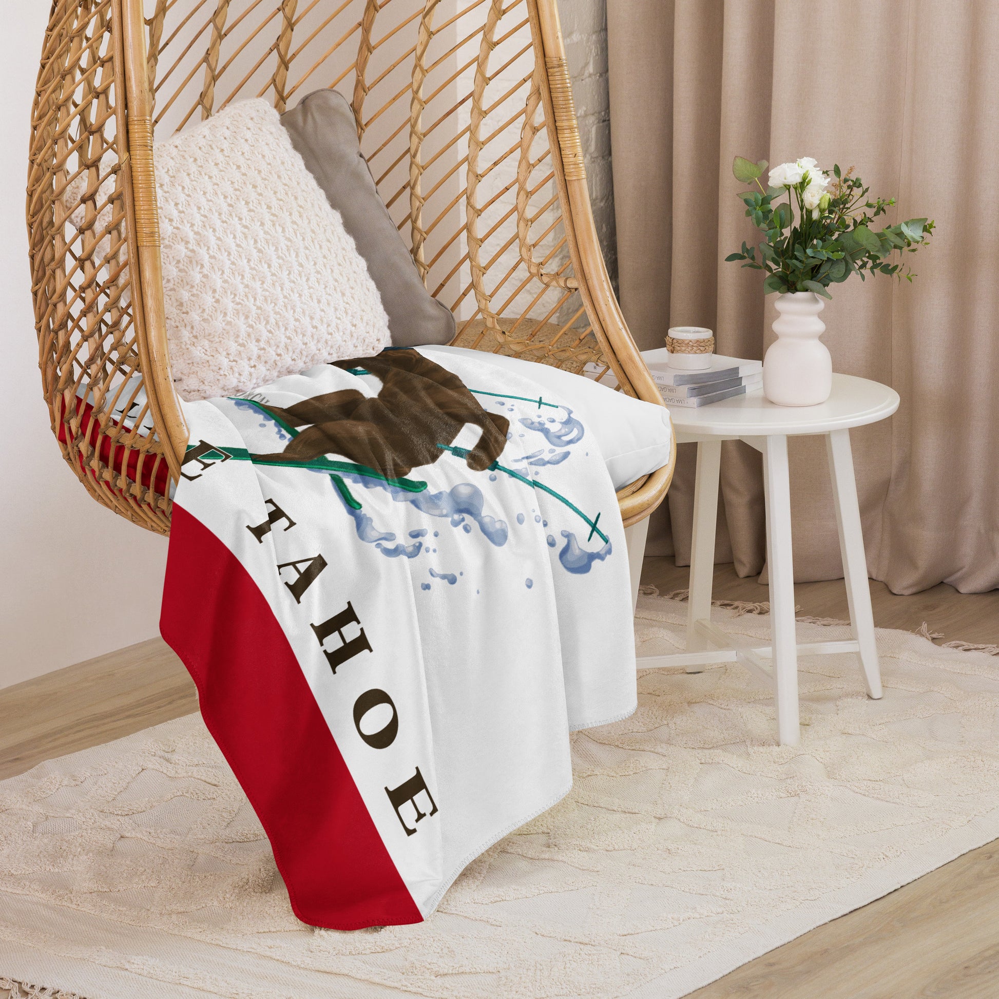 lake tahoe chair blanket