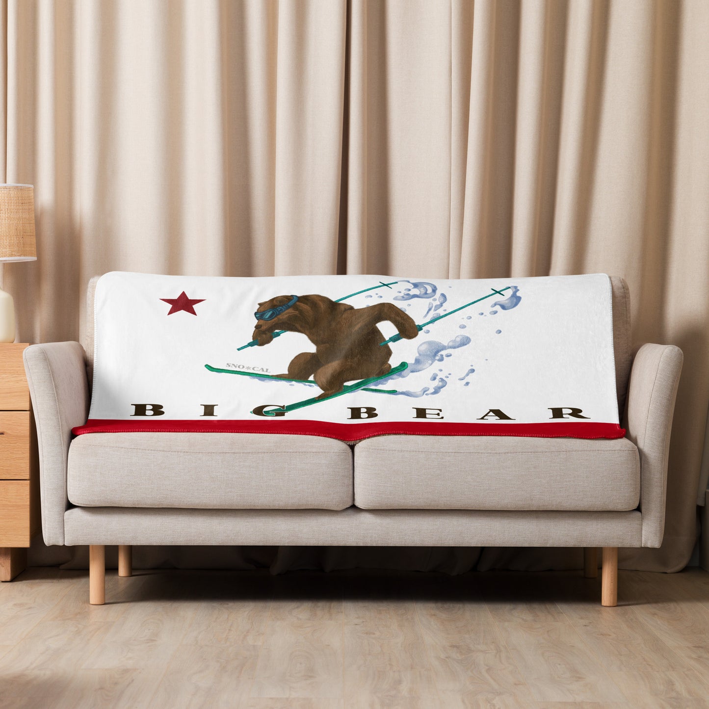 big bear couch blanket