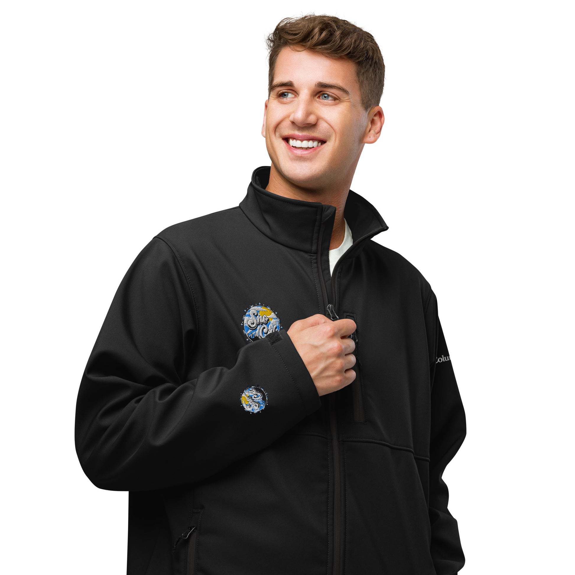 SnoCal Columbia softshell jacket zipup