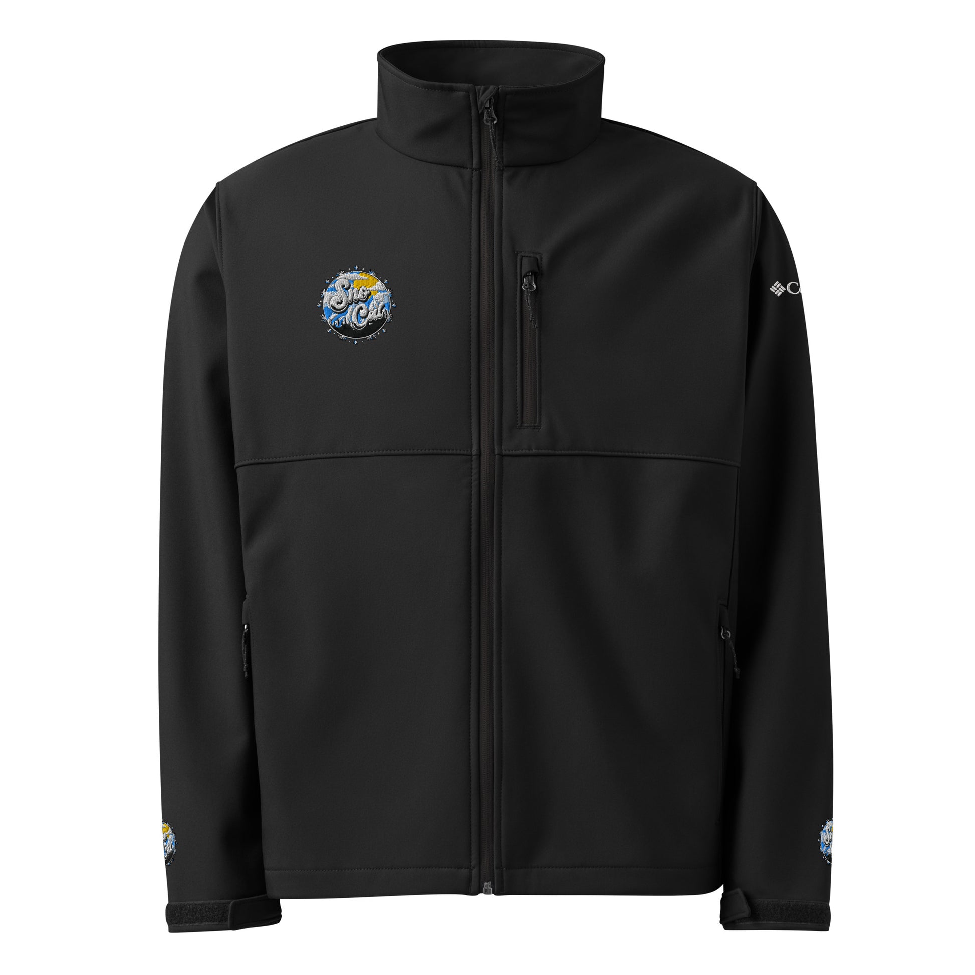 Black SnoCal Columbia soft shell jacket