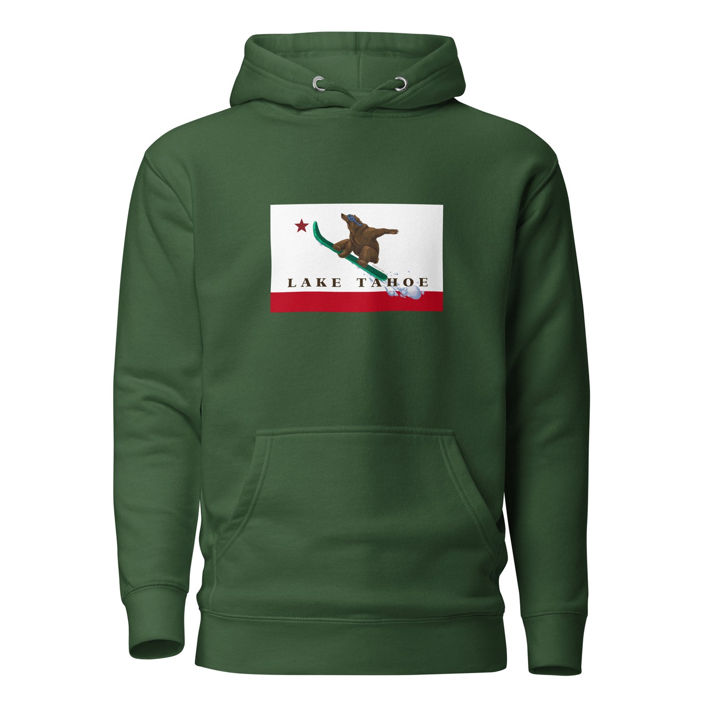 Lake Tahoe Snowboarding Grizzly Hoodie