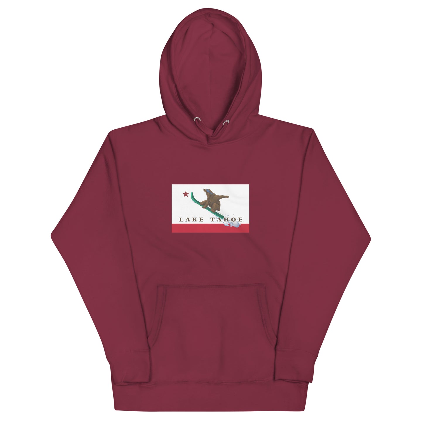 Lake Tahoe Snowboarding Grizzly Hoodie