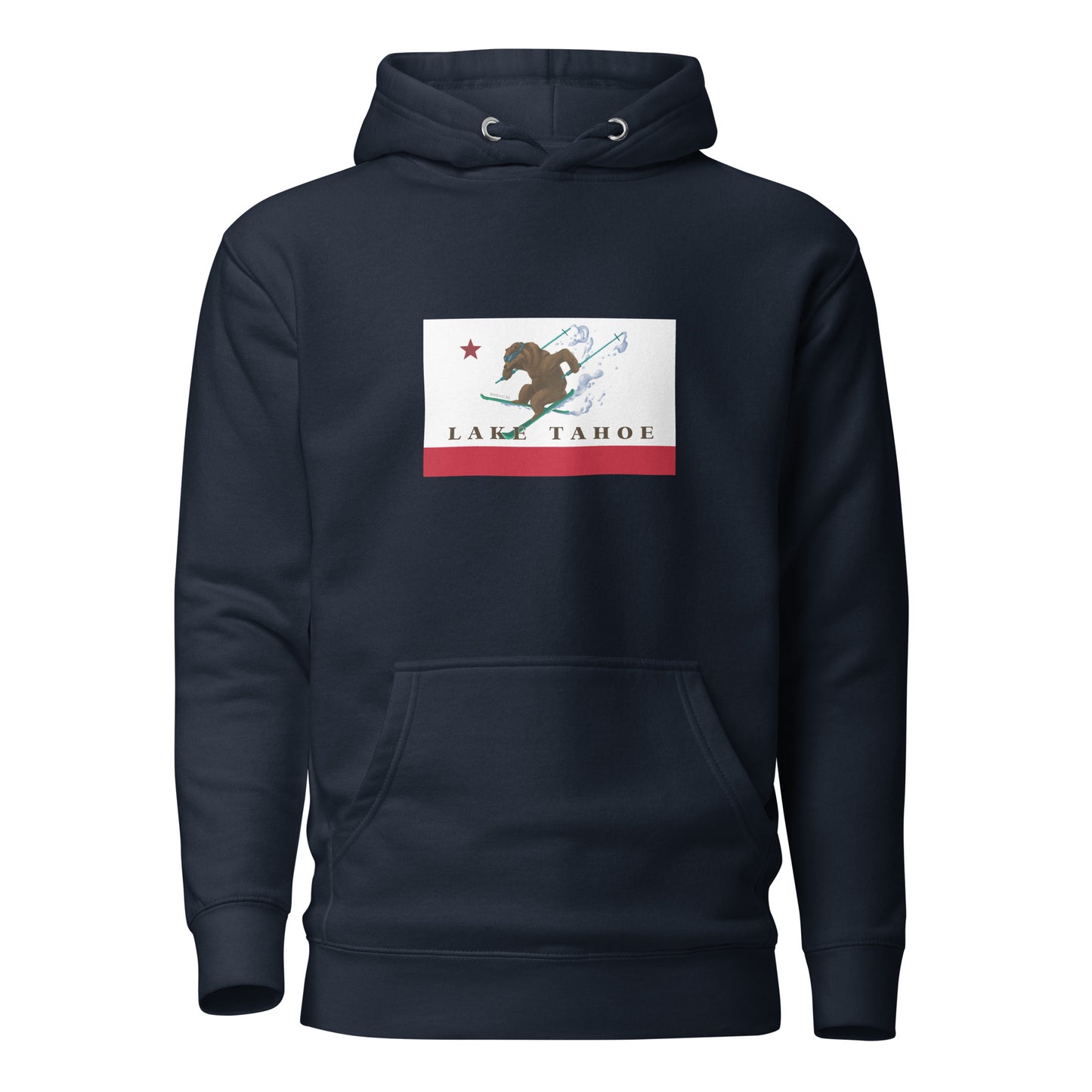 Navy Lake Tahoe Ski Hoodie
