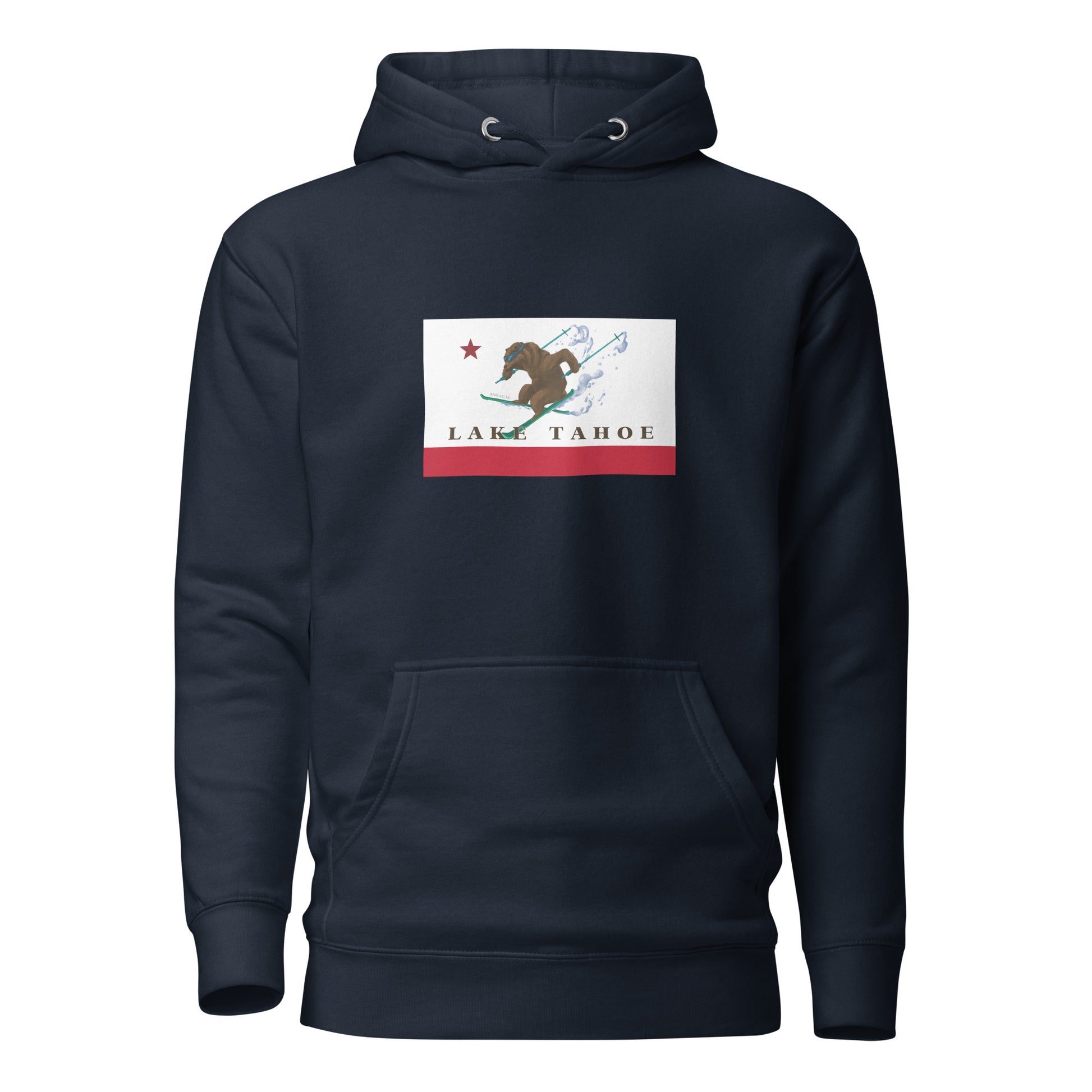 Navy Lake Tahoe Ski Hoodie