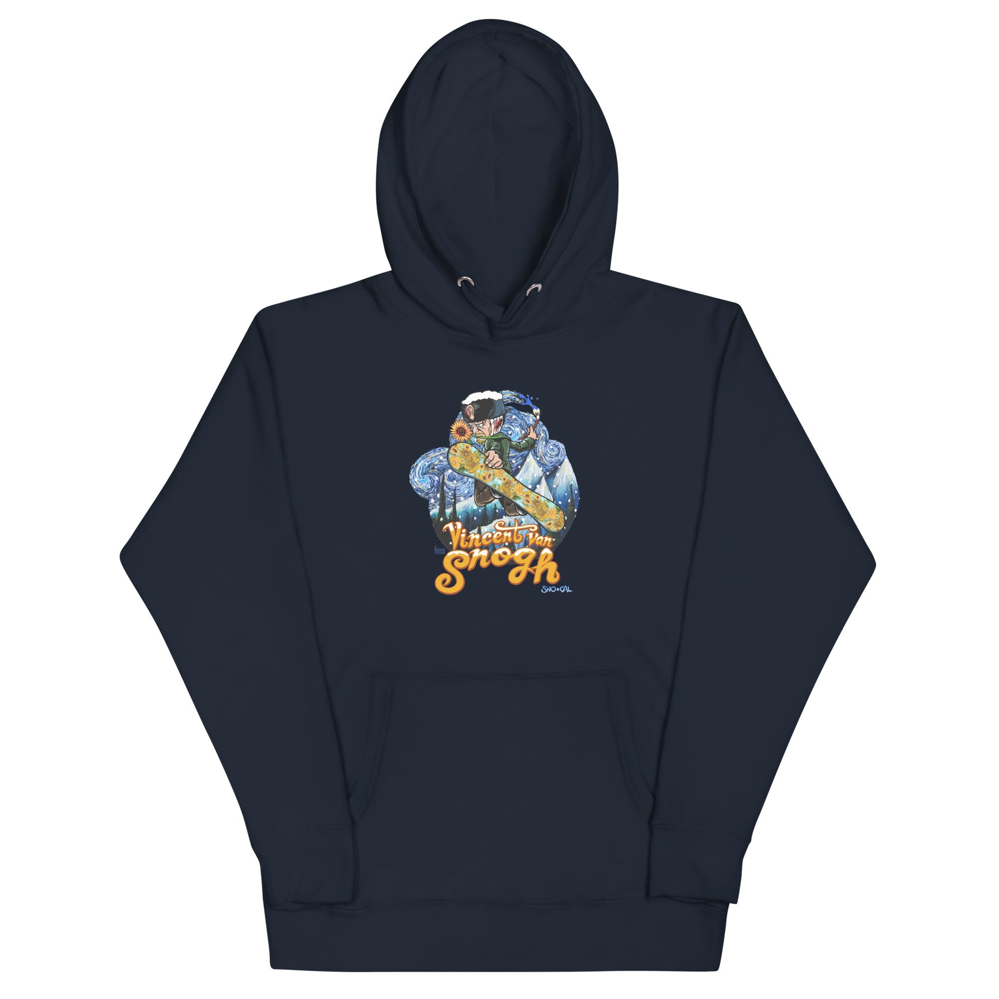 Vincent van Snogh Sunflowers blue hoodie
