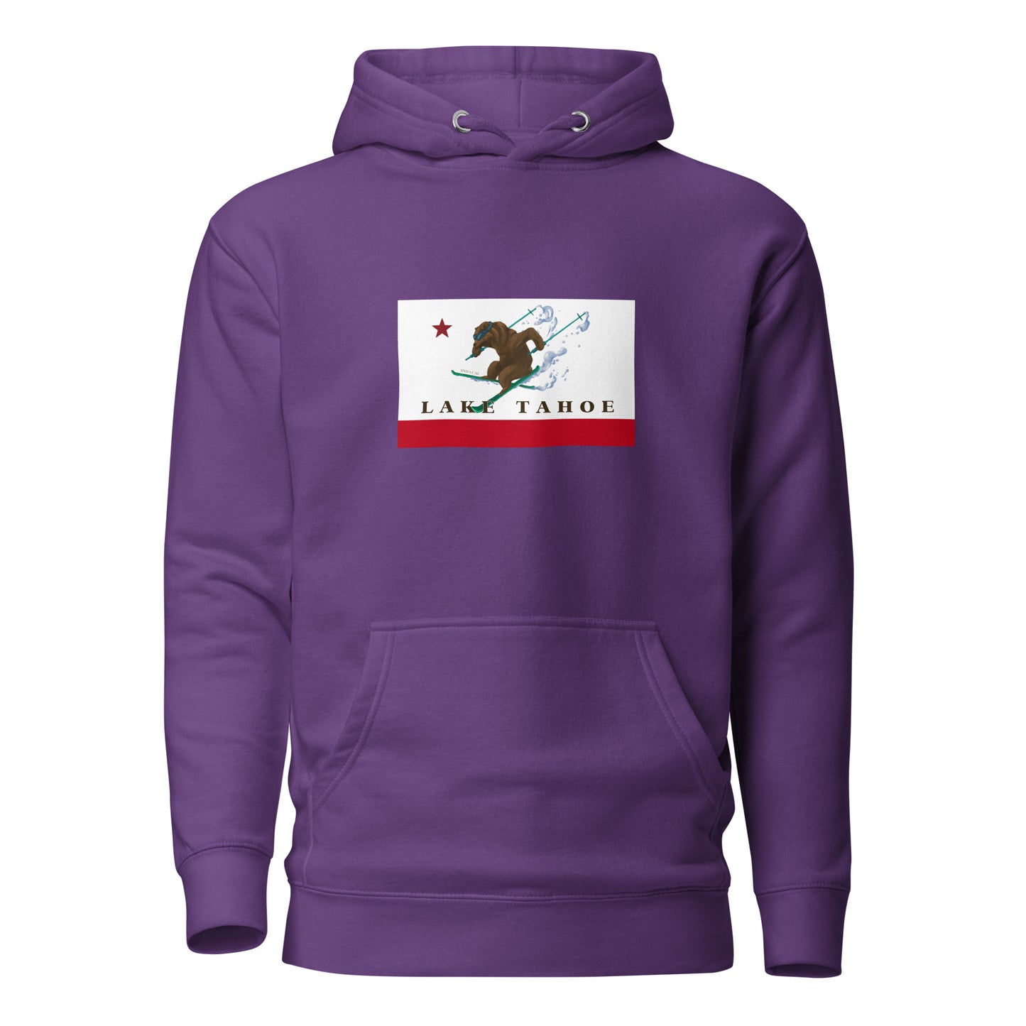 Purple Lake Tahoe Ski Hoodie
