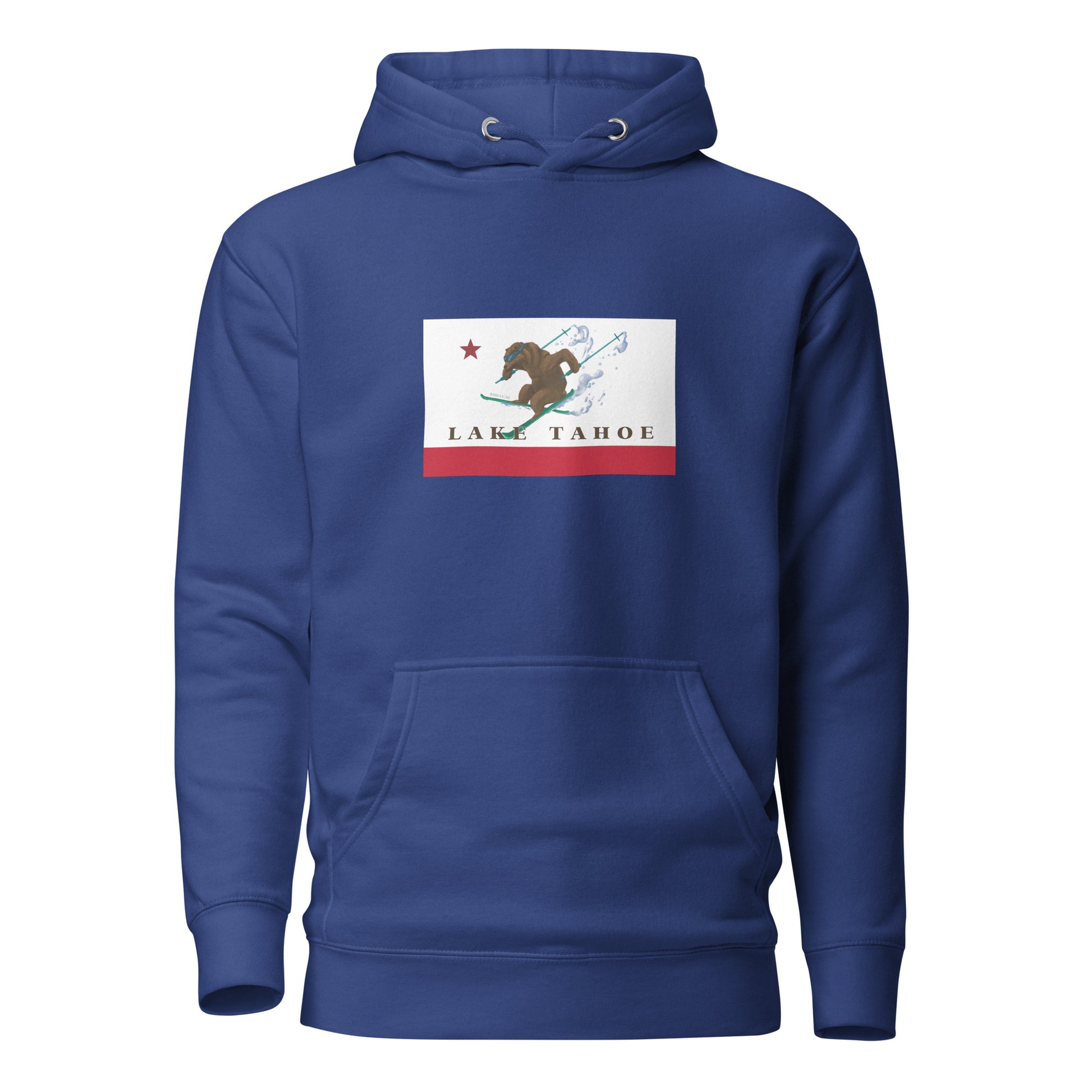 Blue Lake Tahoe Ski Hoodie