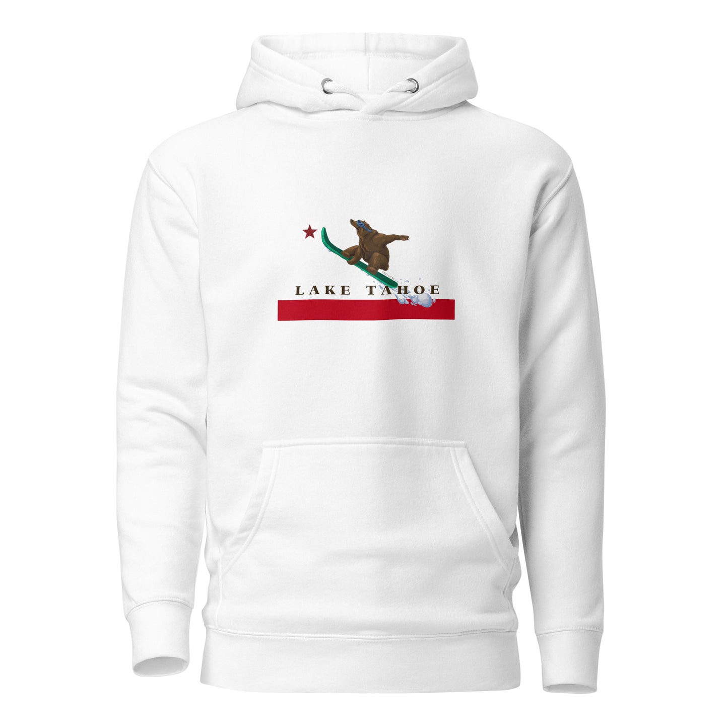 Lake Tahoe Snowboarding Grizzly Hoodie