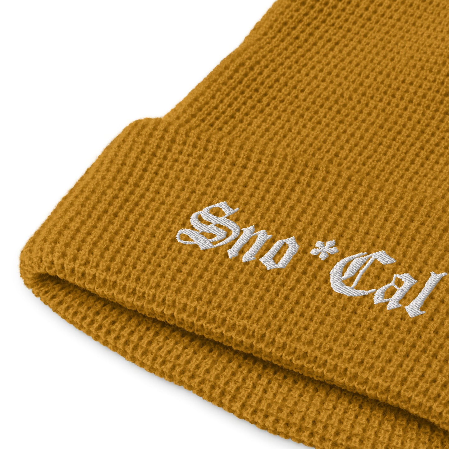 Sno Cal waffle beanie camel
