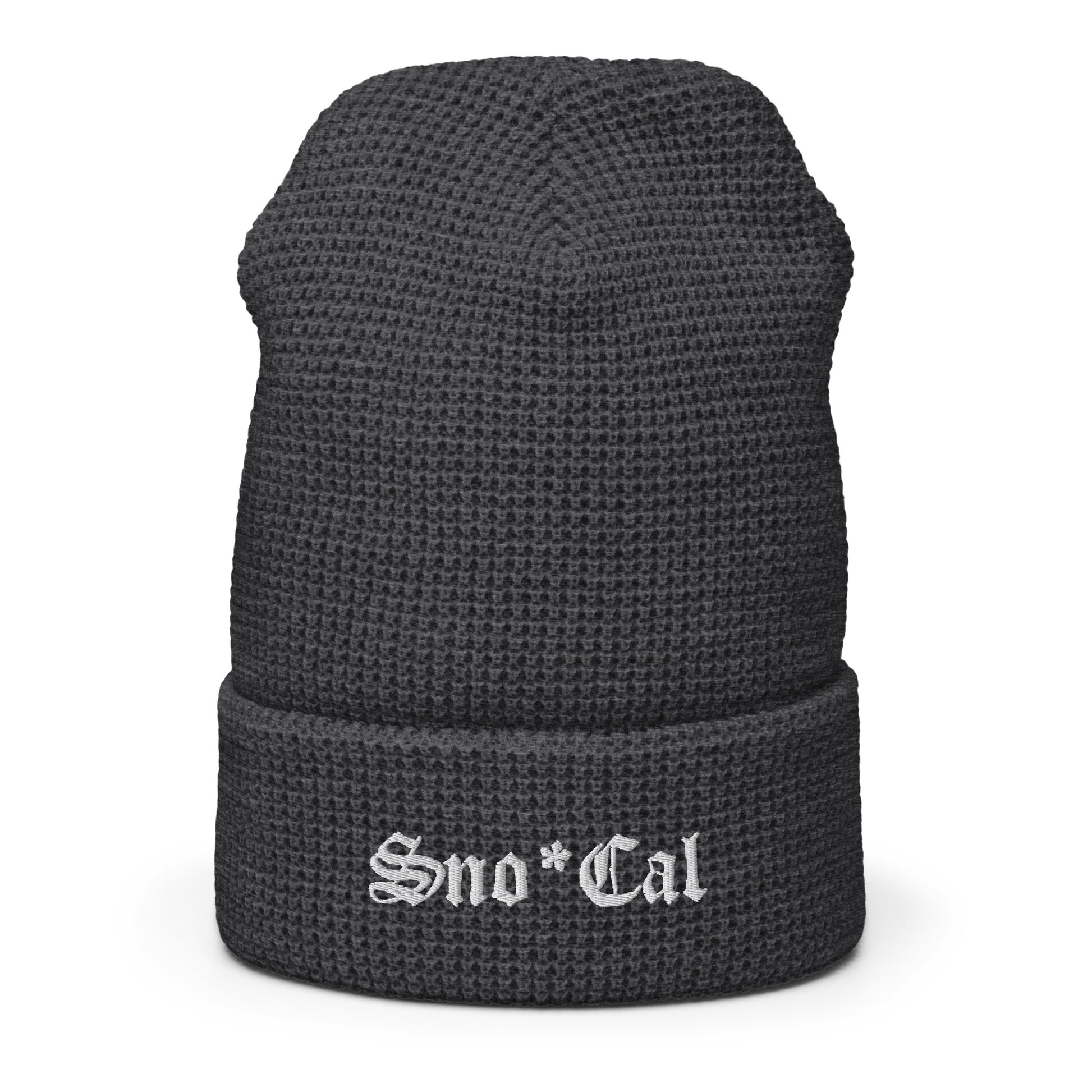 Sno*Cal waffle beanie gray