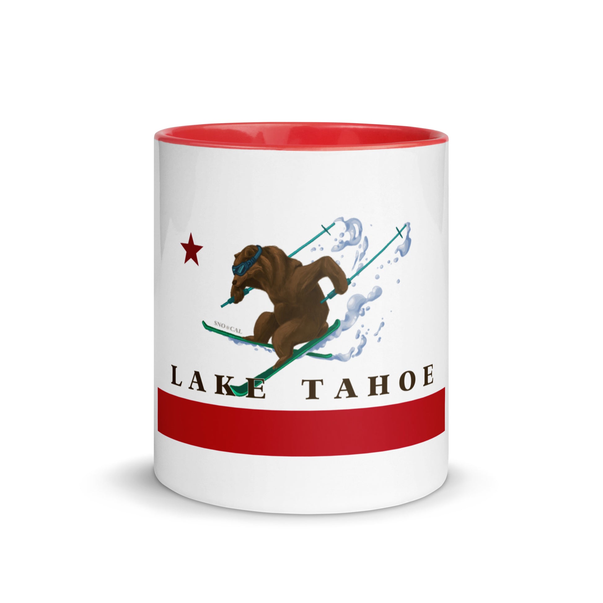 Lake Tahoe Skiing Grizzly Mug