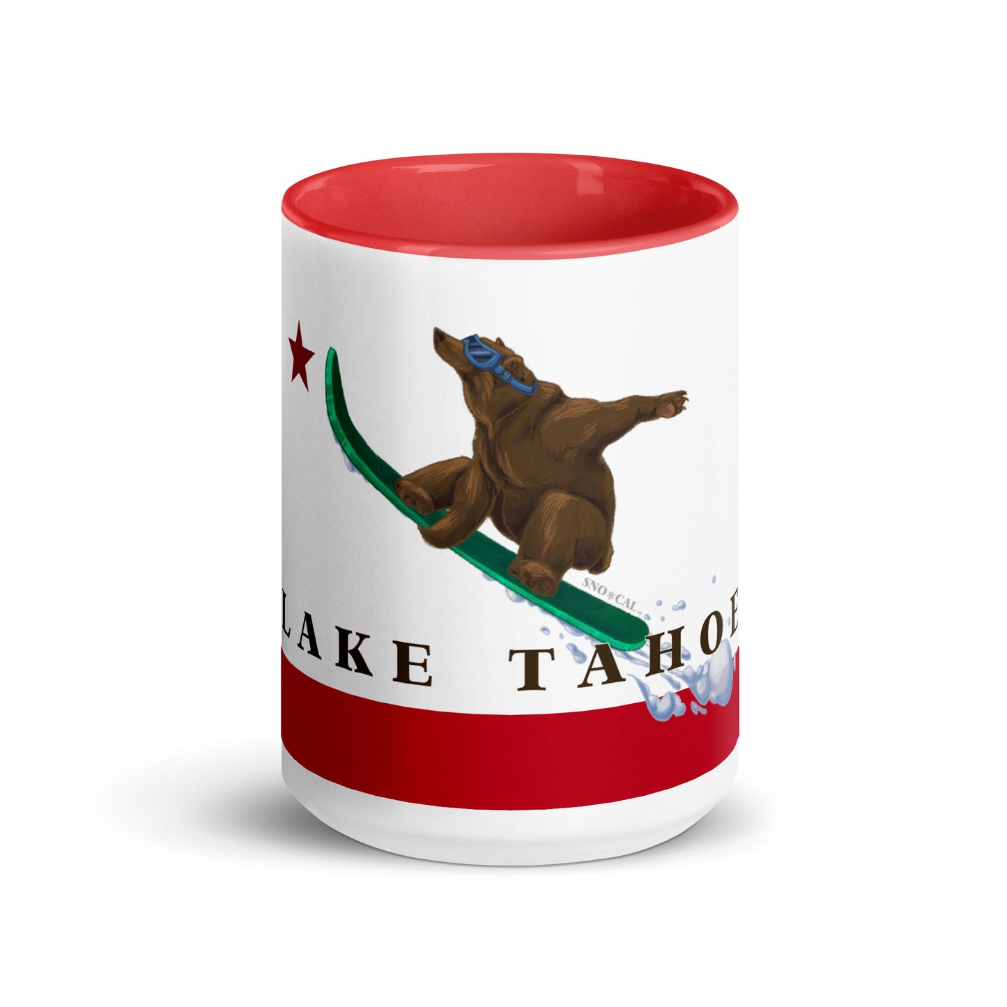 Lake Tahoe Snowboarding Grizzly Mug