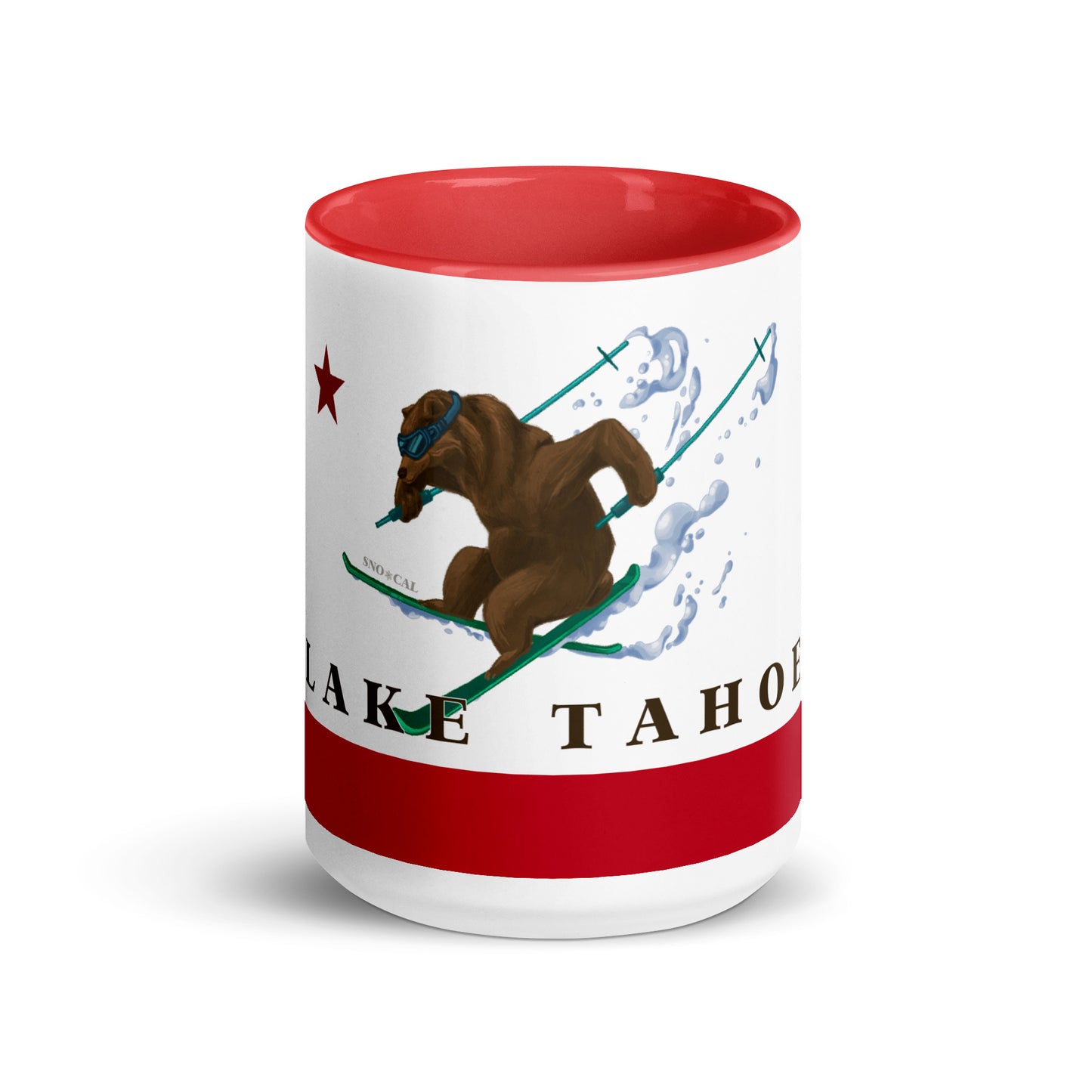 Lake Tahoe Skiing Grizzly Mug