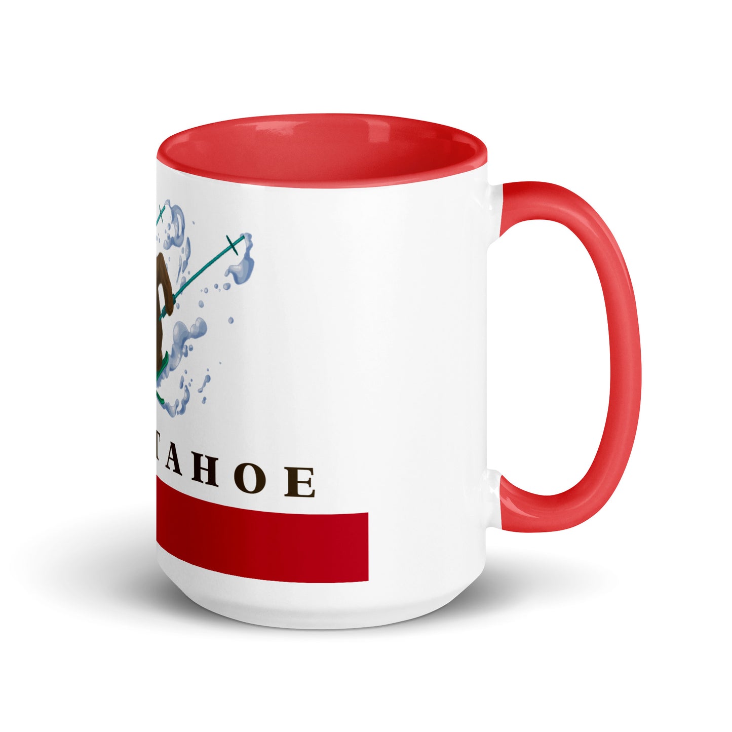 Lake Tahoe Skiing Grizzly Mug