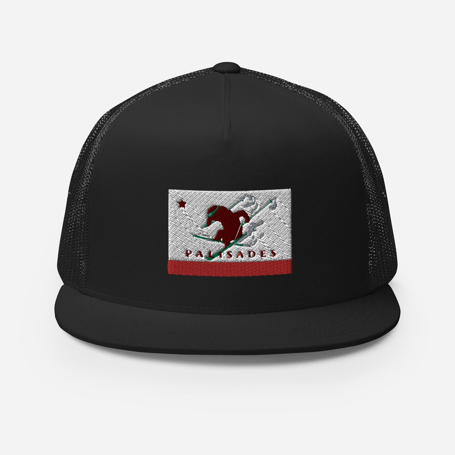 Palisades Flag Ski Trucker Cap