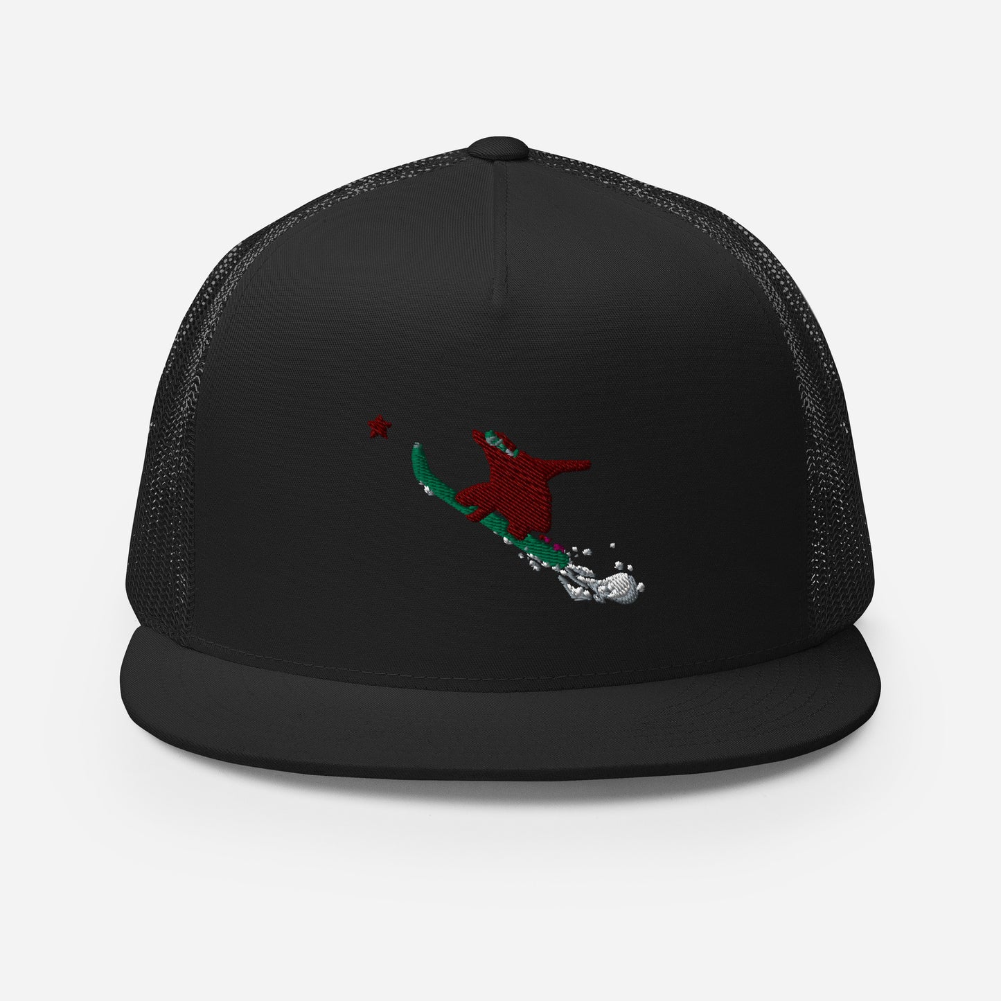 Goldie the Grizzly Boarding Trucker Cap