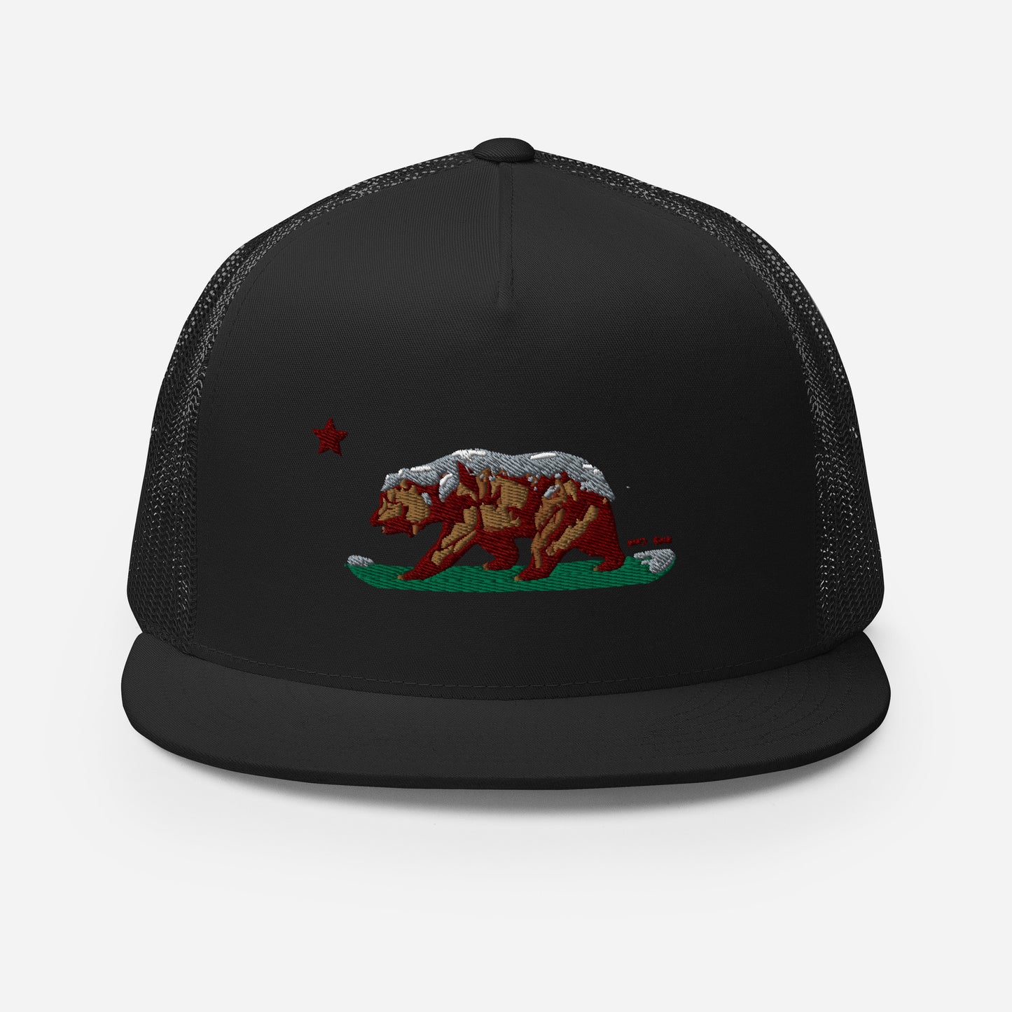 Goldie the CA Grizzly Trucker Cap