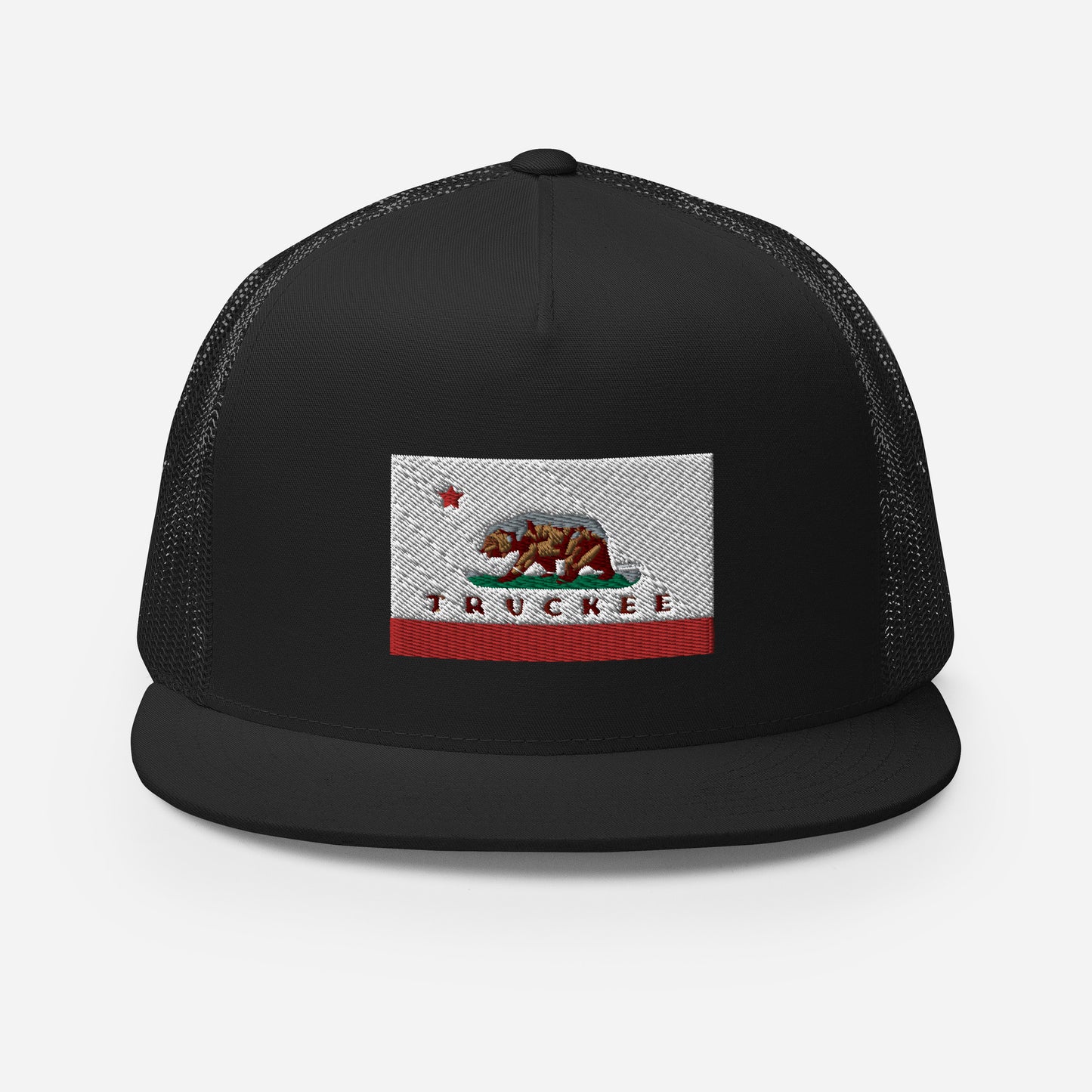 black mesh trucker truckee cap