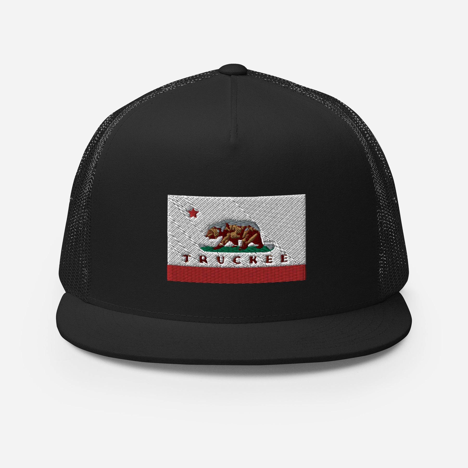 black mesh trucker truckee cap