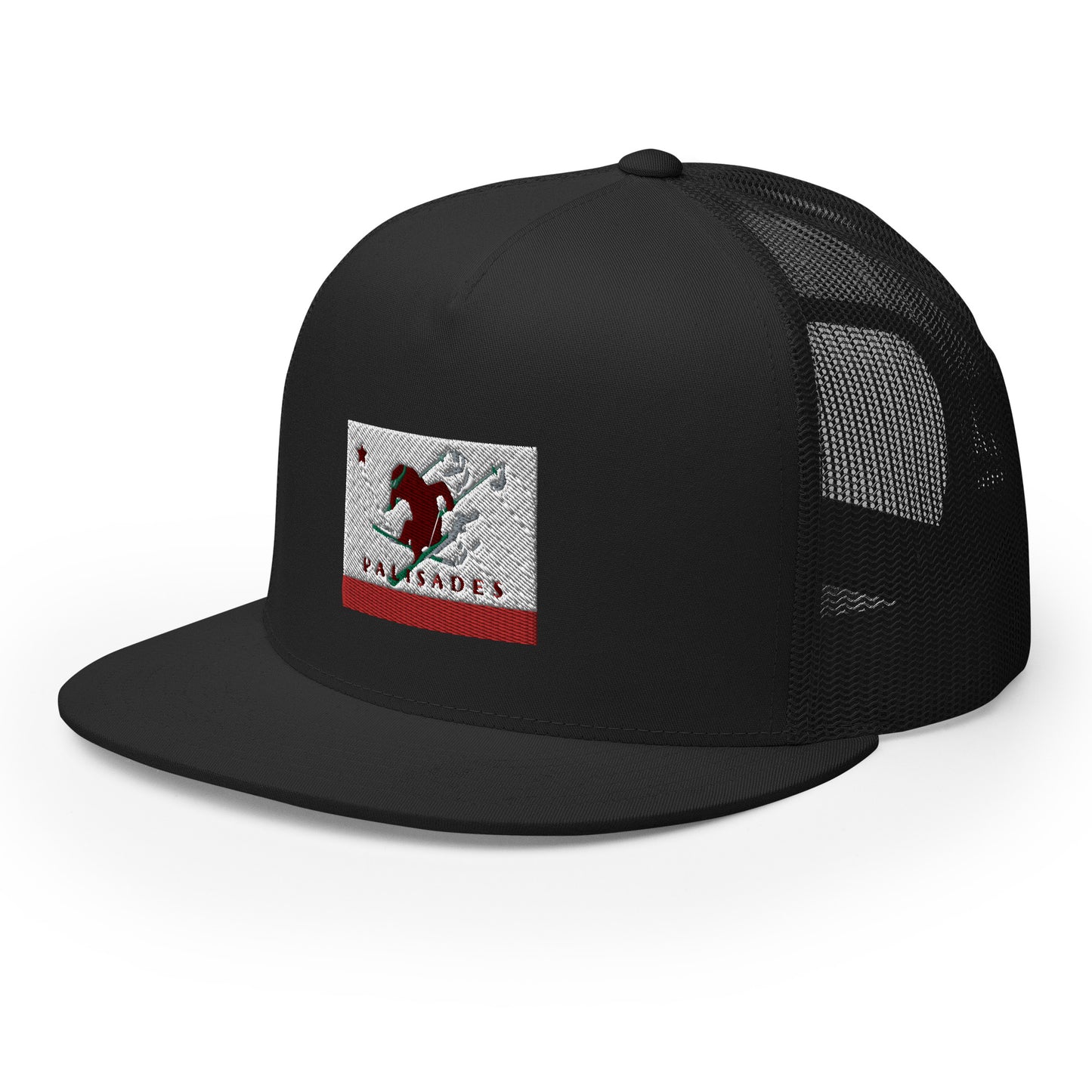 Palisades Flag Ski Trucker Cap