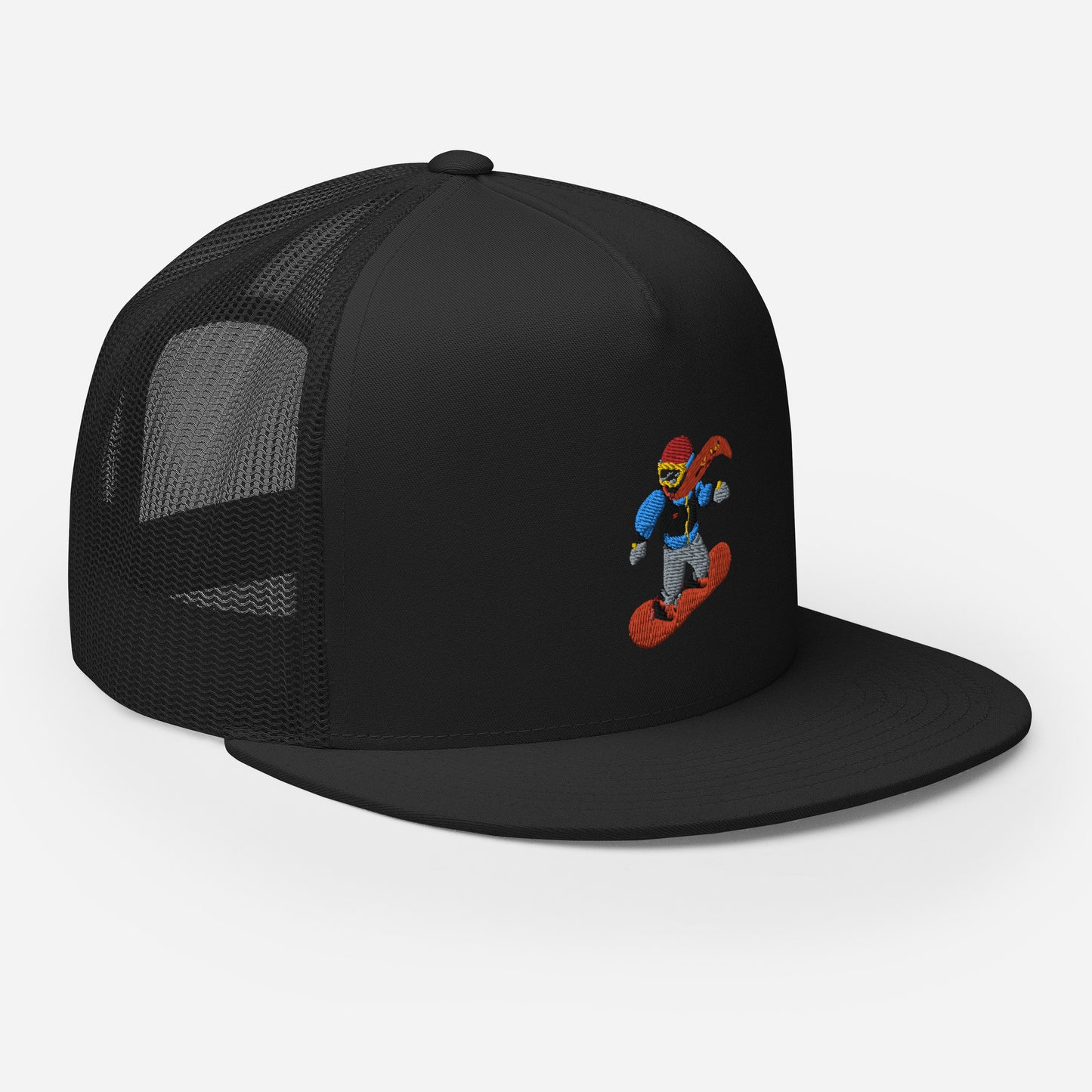 Snowboard Emoji Trucker Cap