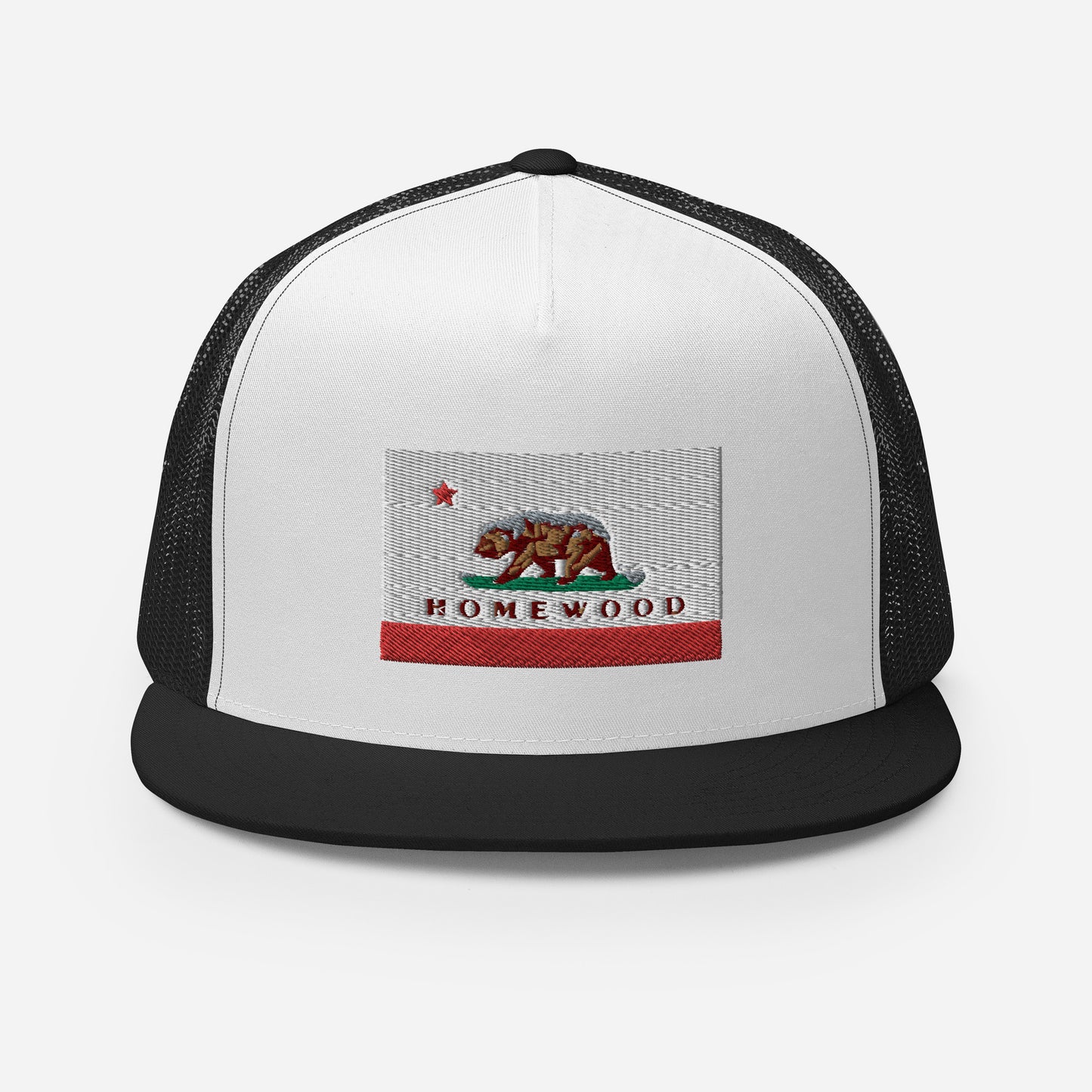 Homewood CA Flag Trucker Cap